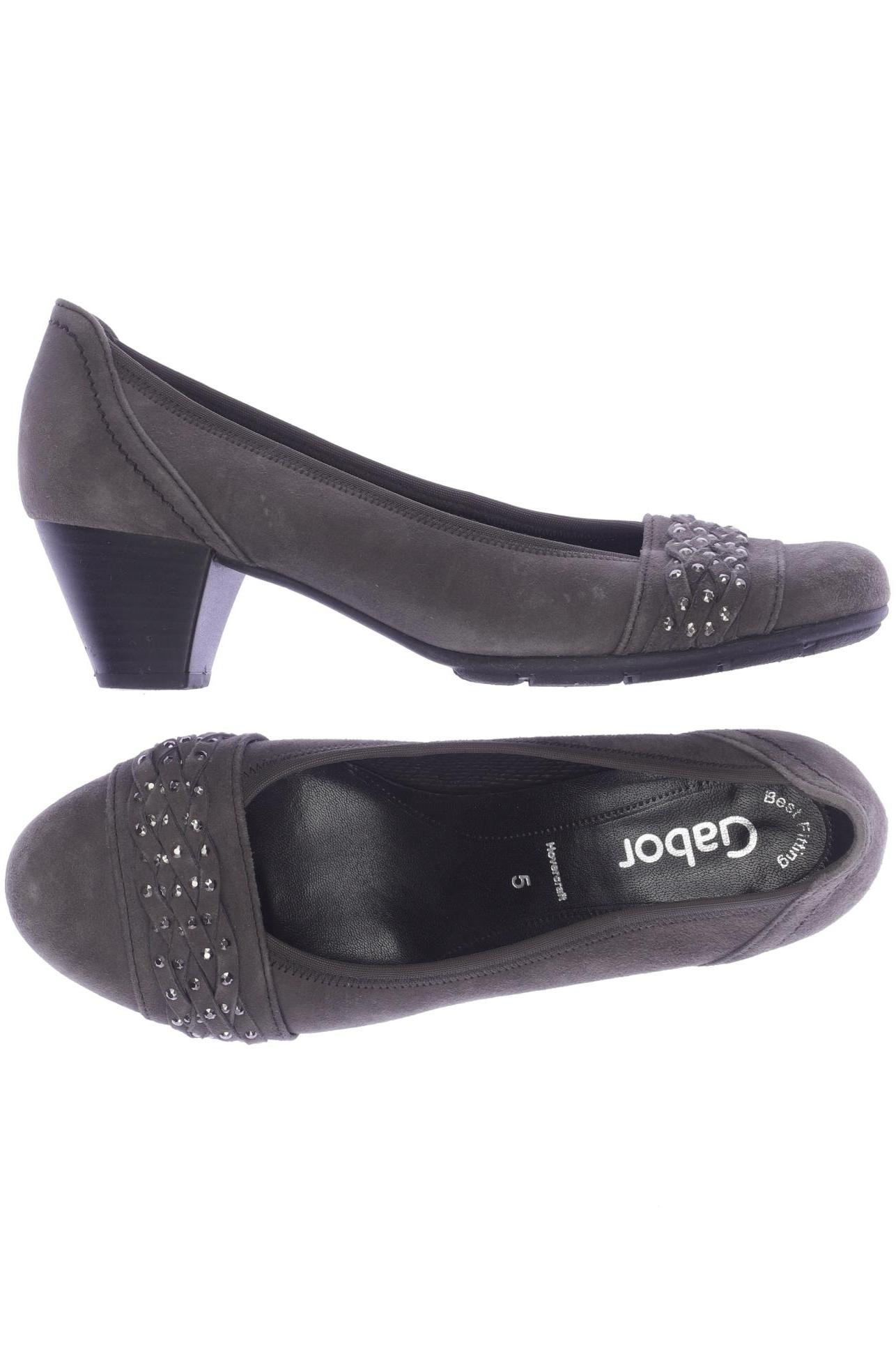 

Gabor Damen Pumps, grau, Gr. 5