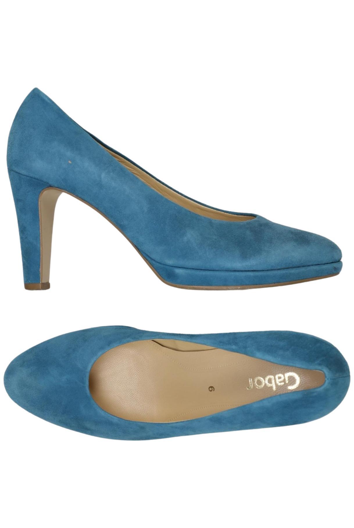 

Gabor Damen Pumps, blau, Gr. 6