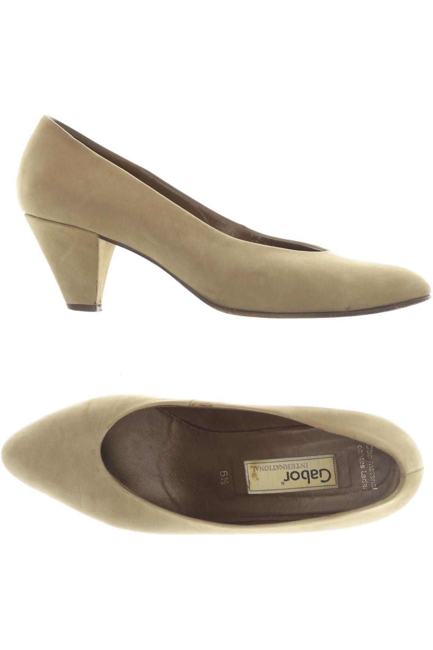 

Gabor Damen Pumps, beige, Gr. 5.5