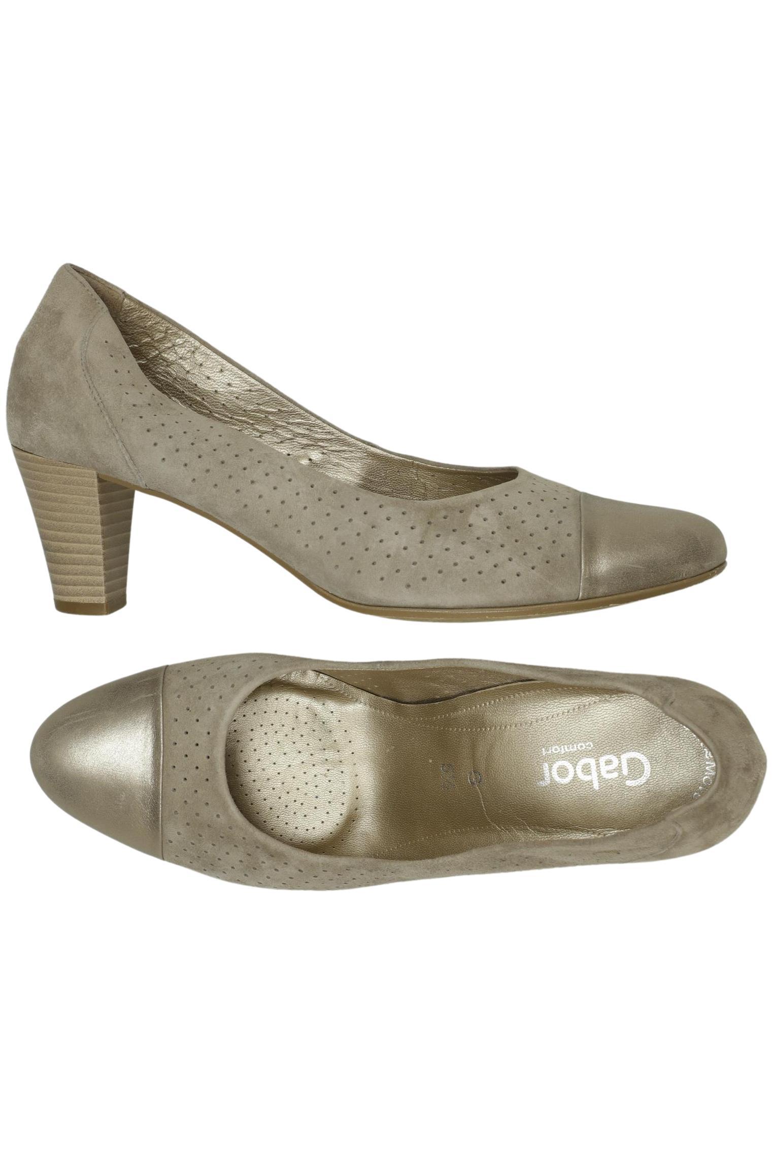 

Gabor Damen Pumps, beige, Gr. 5.5