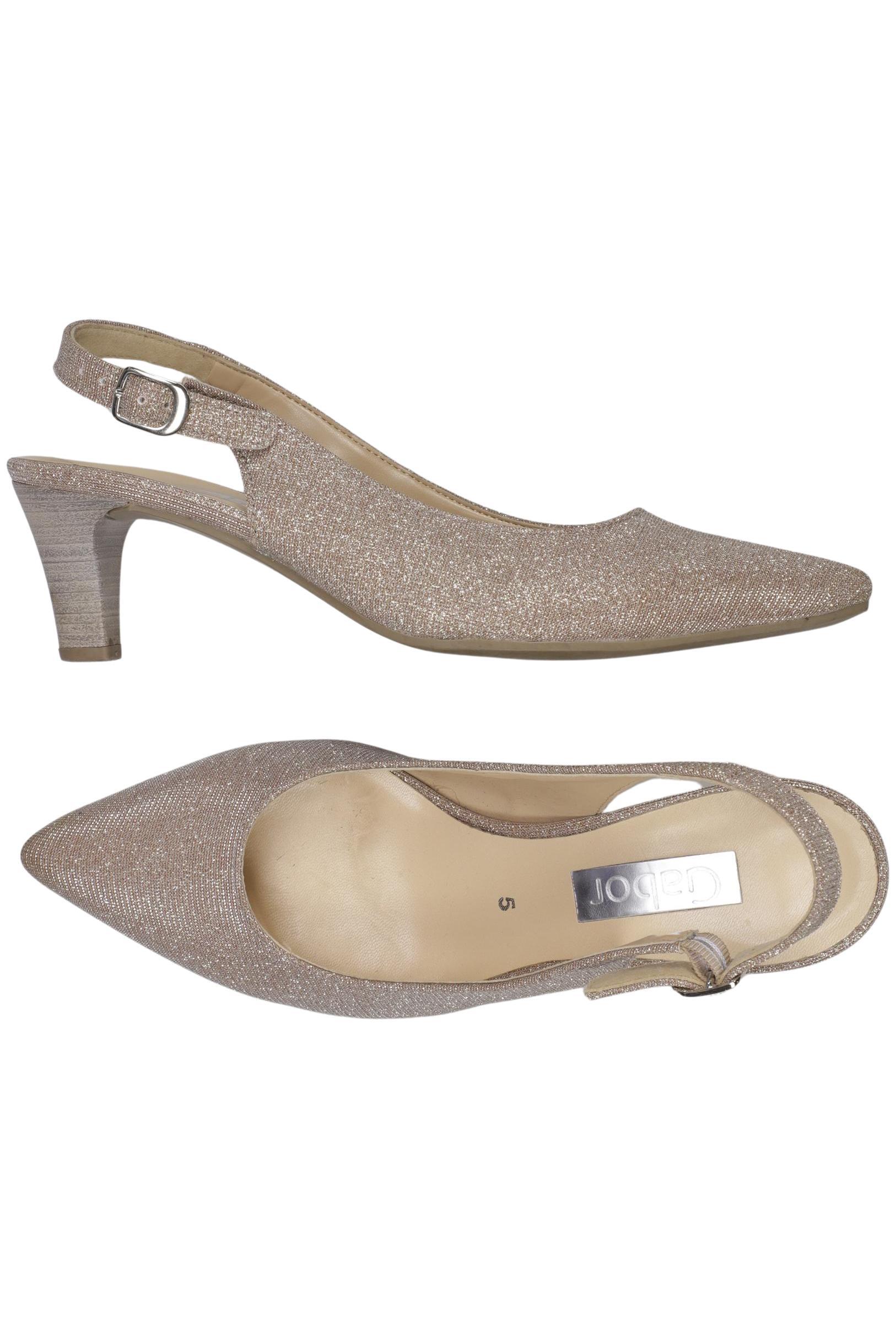 

Gabor Damen Pumps, gold, Gr. 5
