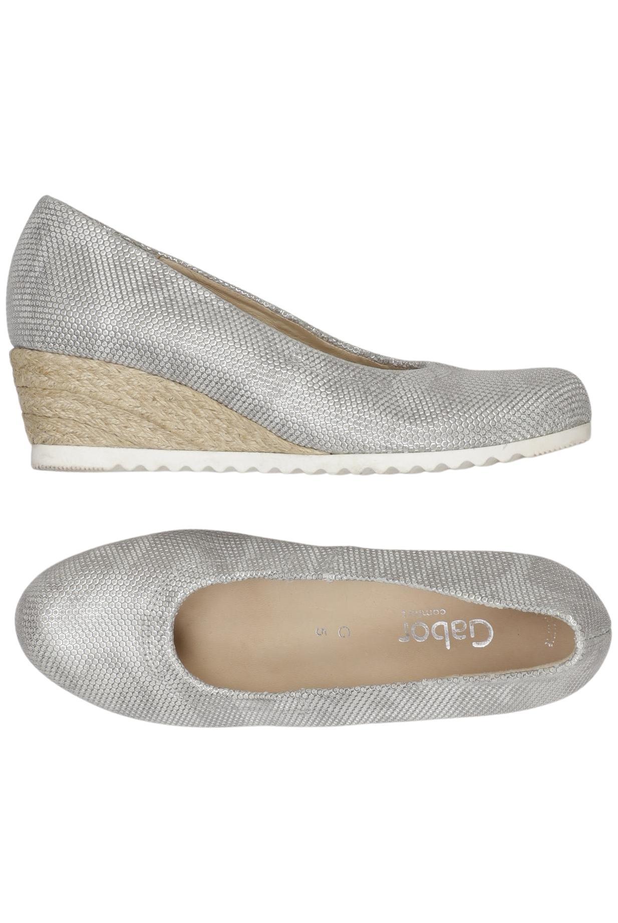 

Gabor Damen Pumps, silber, Gr. 5