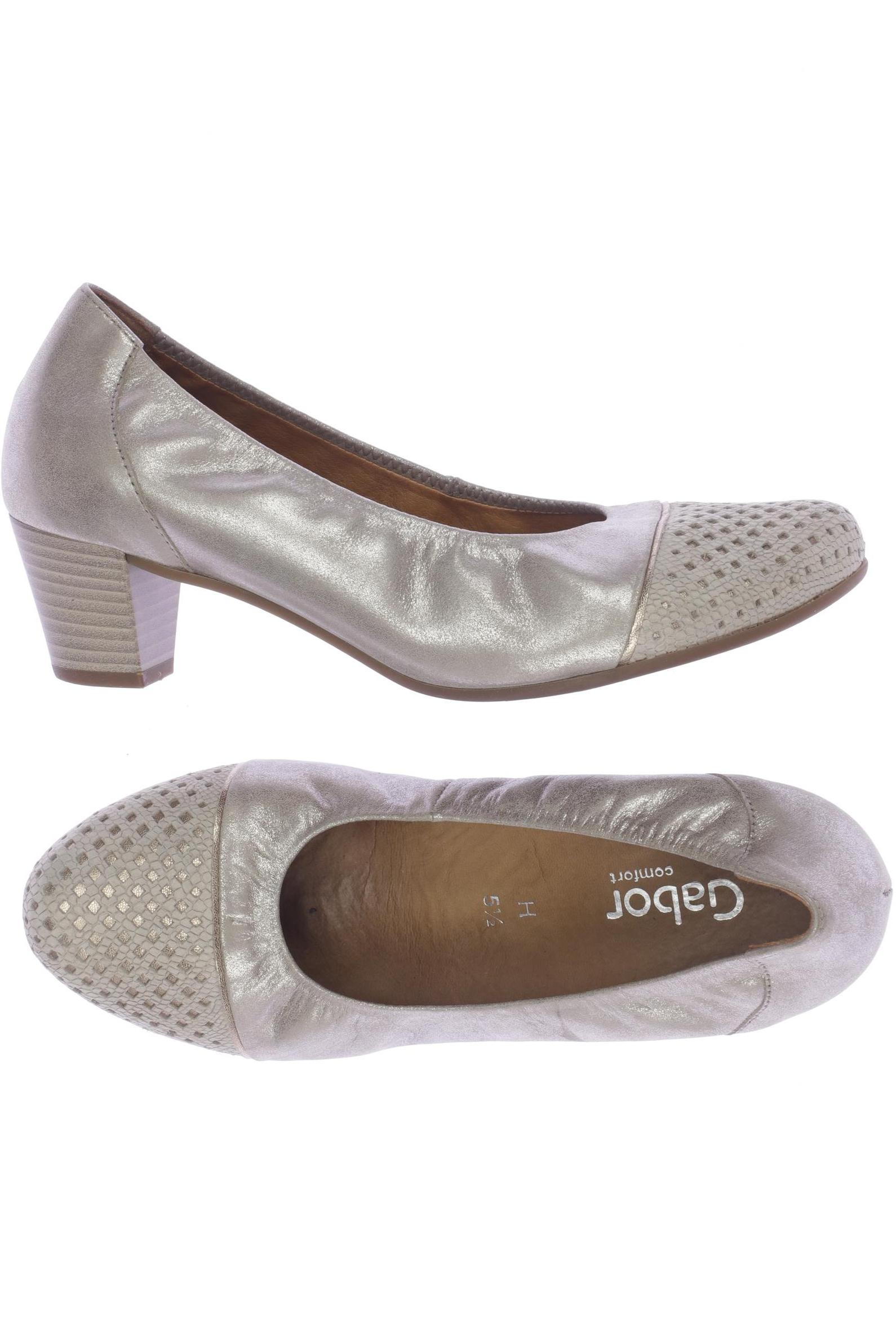 

Gabor Damen Pumps, beige, Gr. 5.5