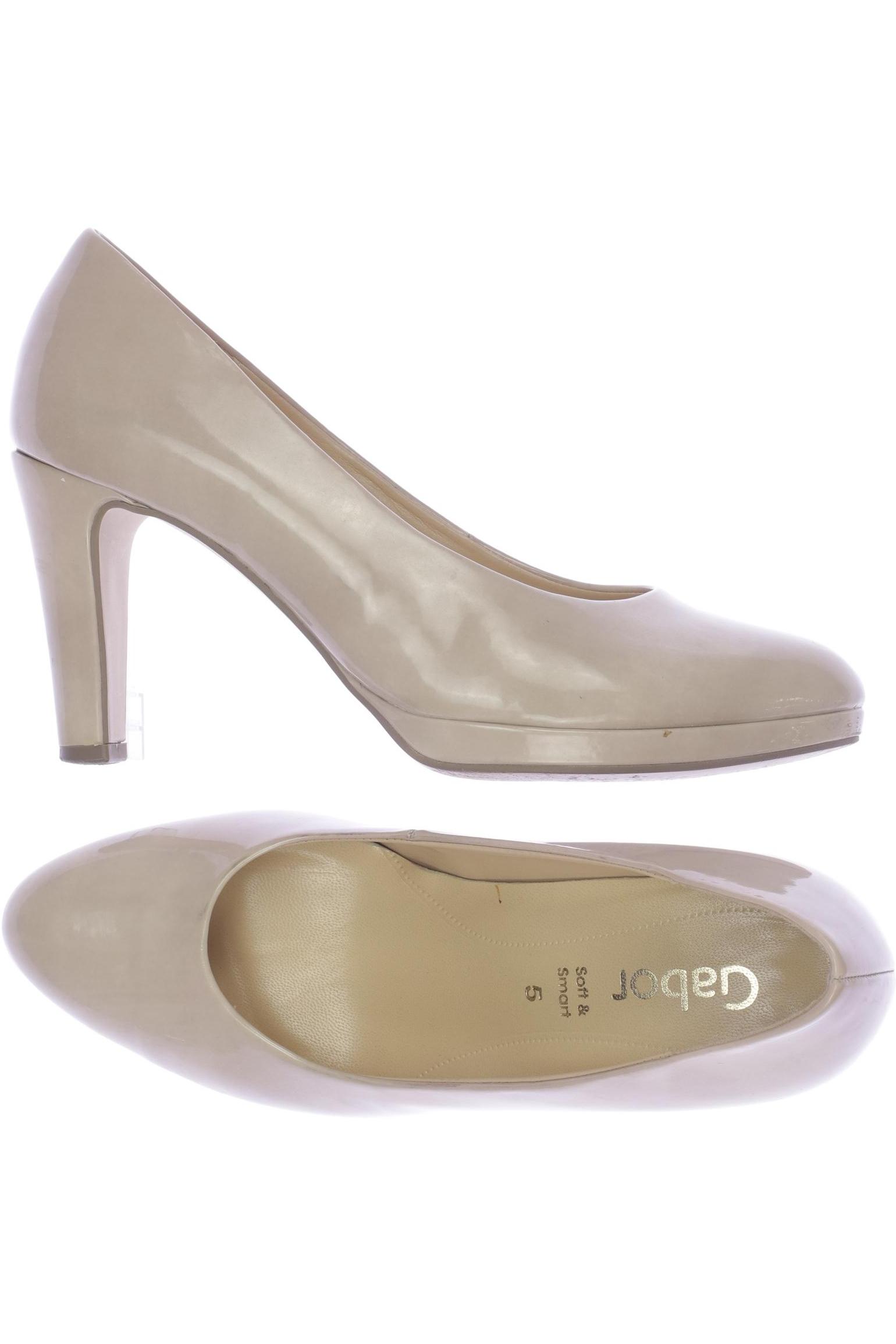 

Gabor Damen Pumps, beige, Gr. 5