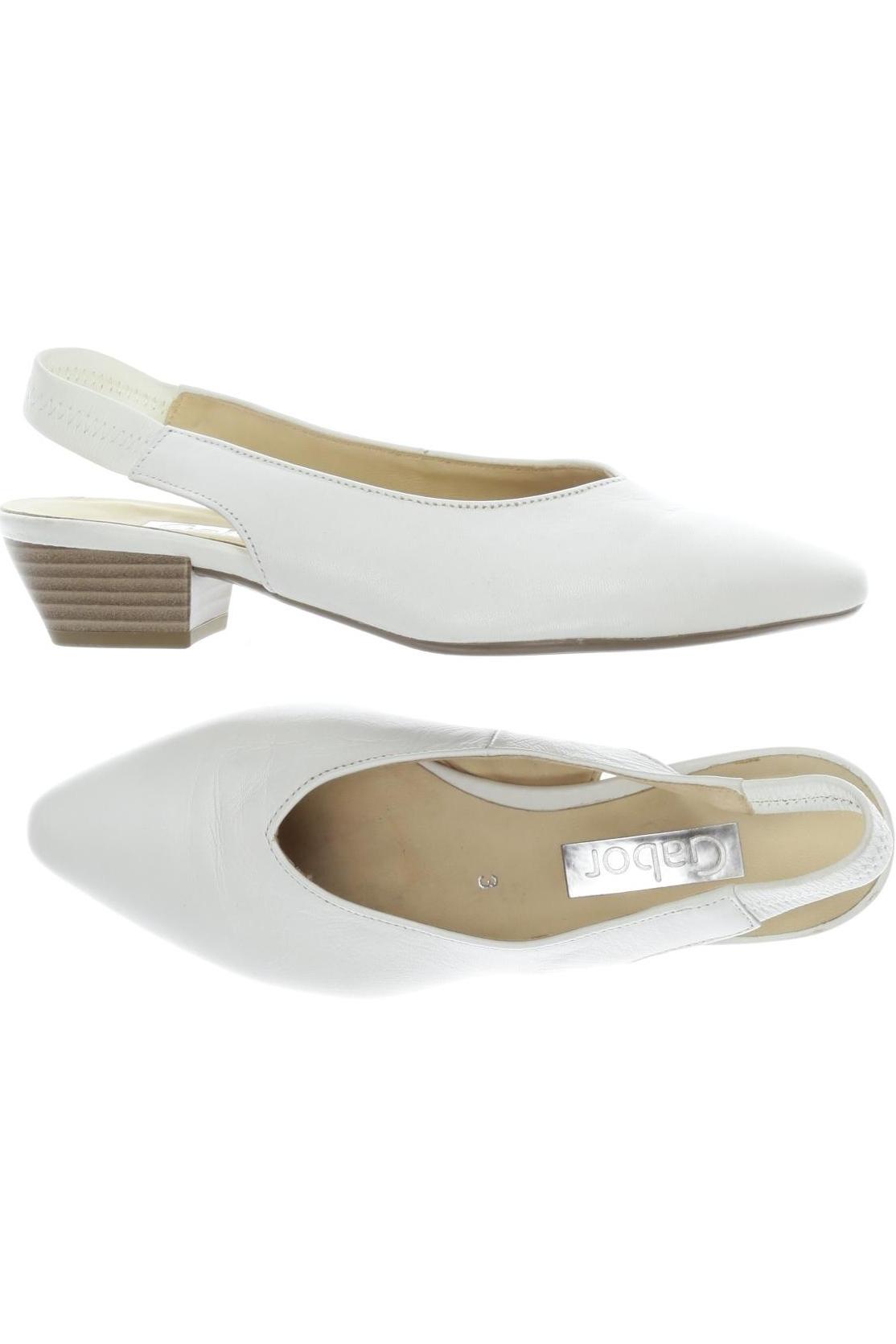 

Gabor Damen Pumps, weiß, Gr. 3