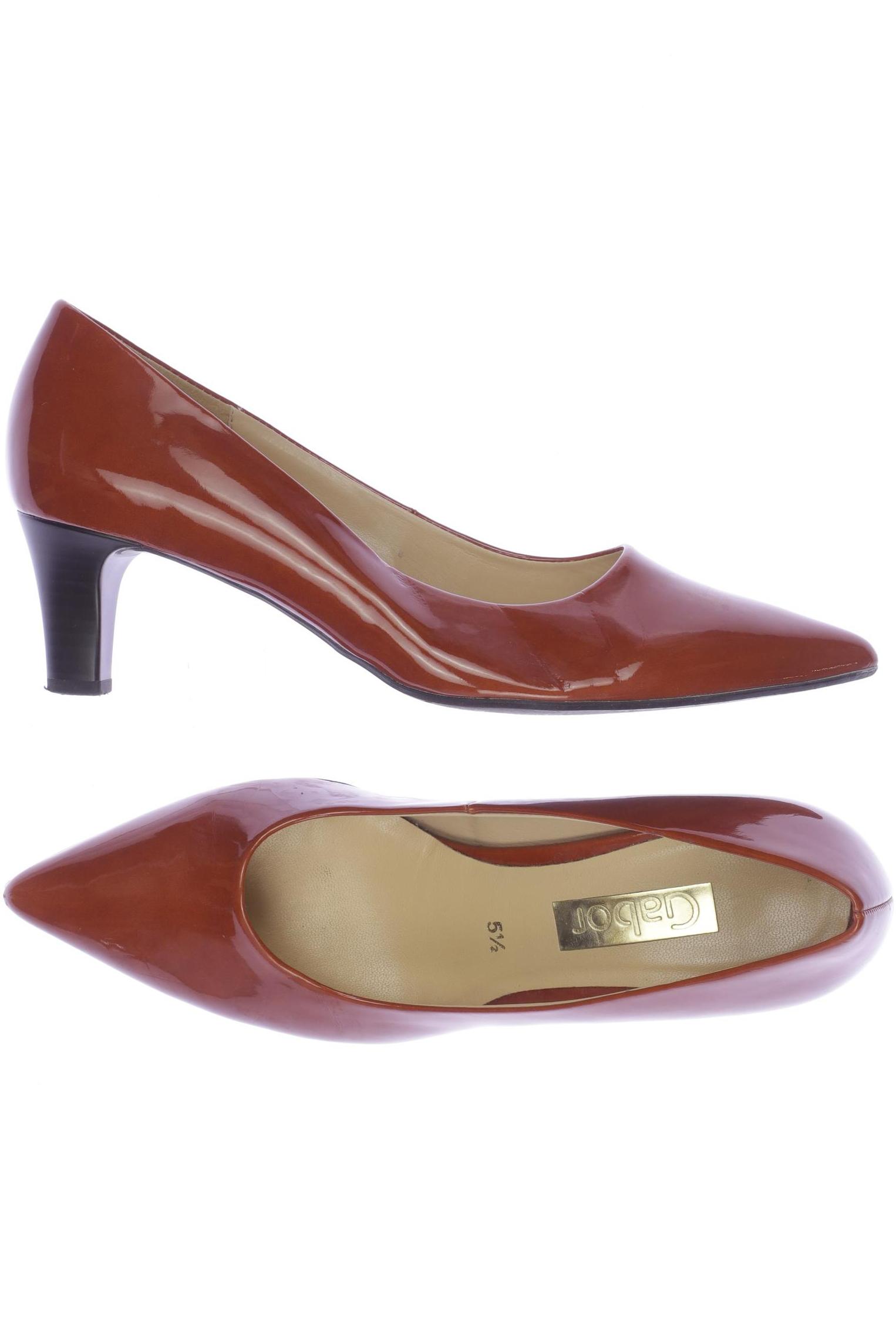 

Gabor Damen Pumps, orange, Gr. 5.5