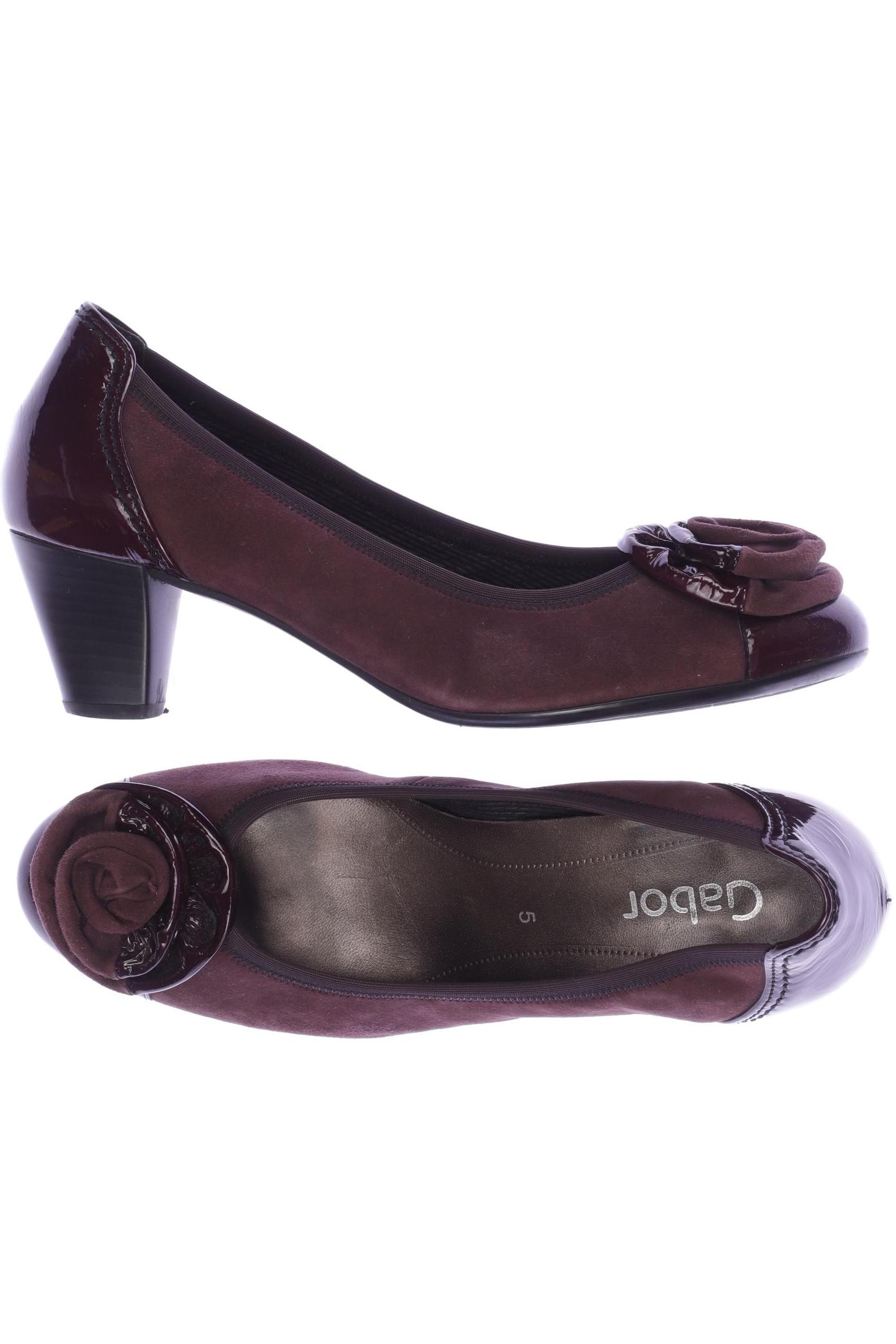 

Gabor Damen Pumps, bordeaux, Gr. 5