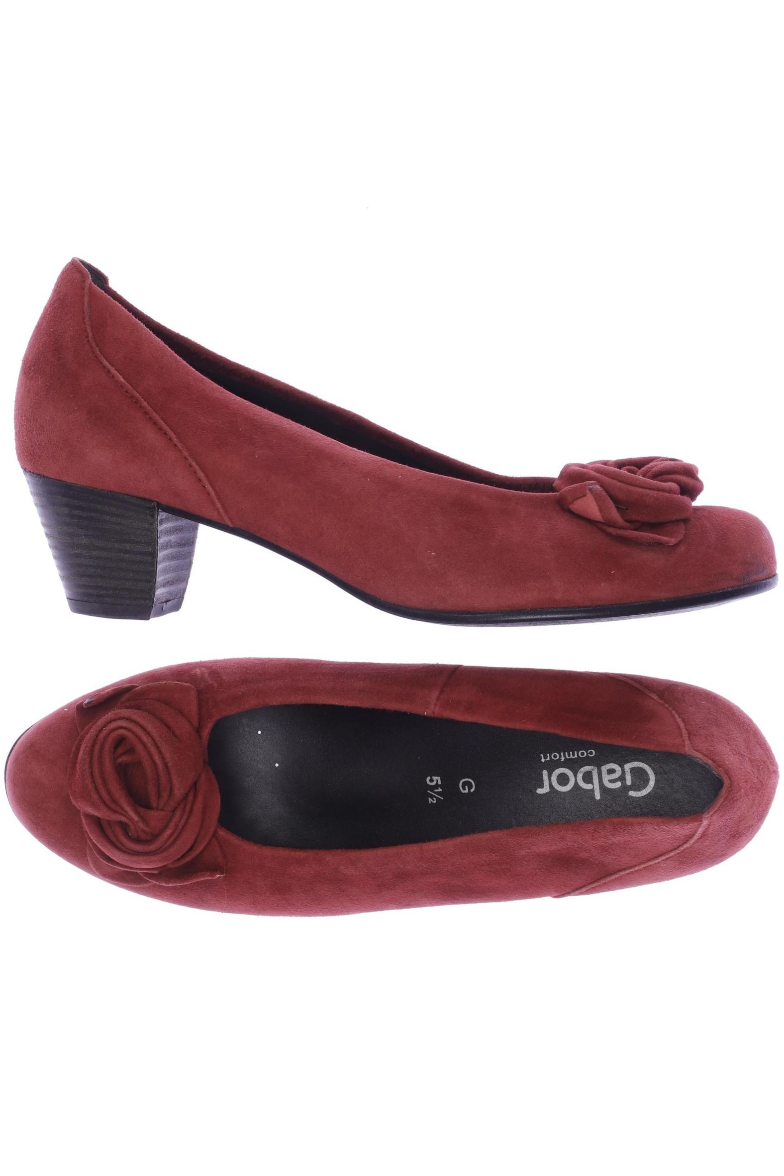 

Gabor Damen Pumps, rot, Gr. 5.5