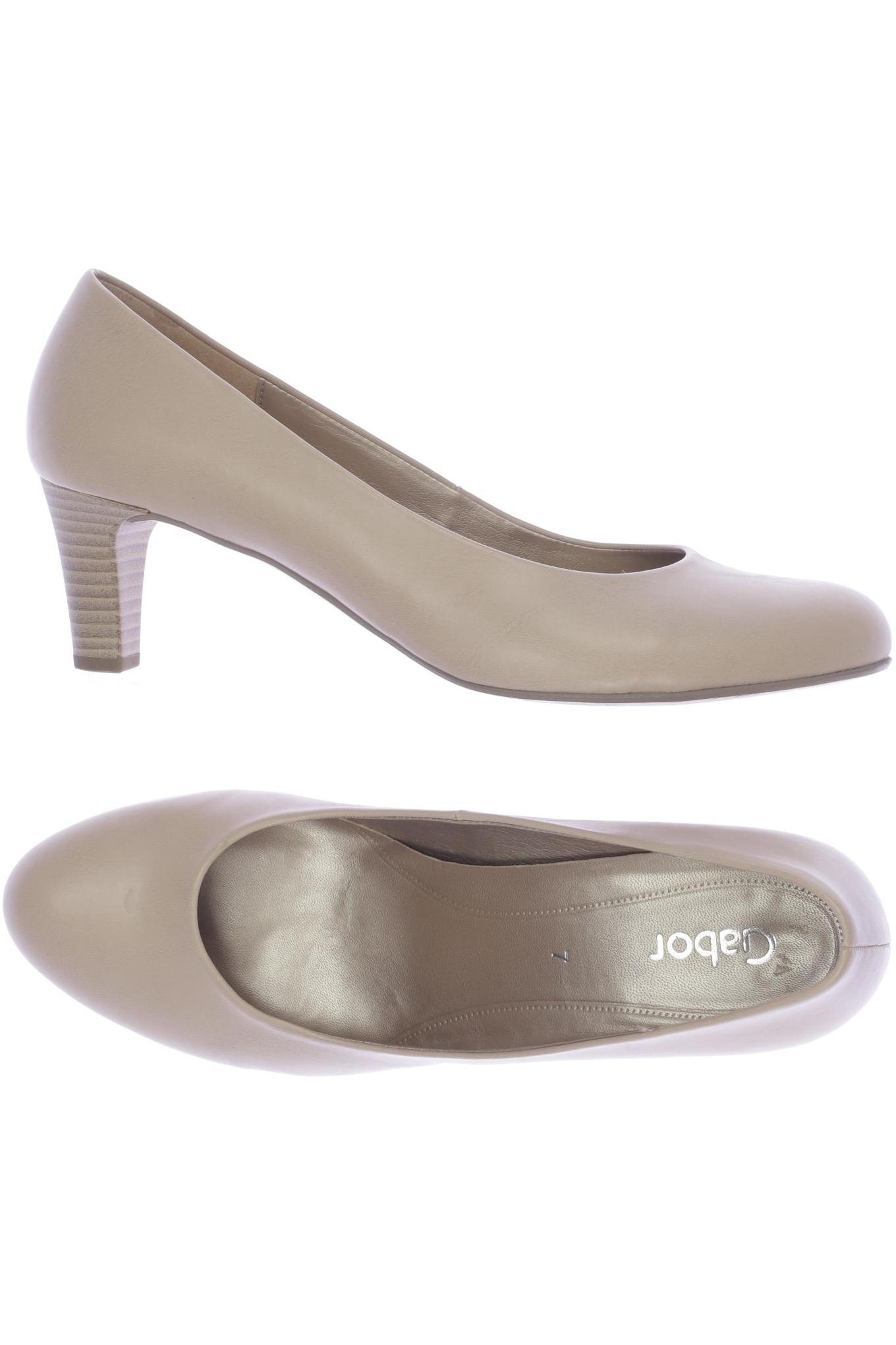 

Gabor Damen Pumps, beige, Gr. 7