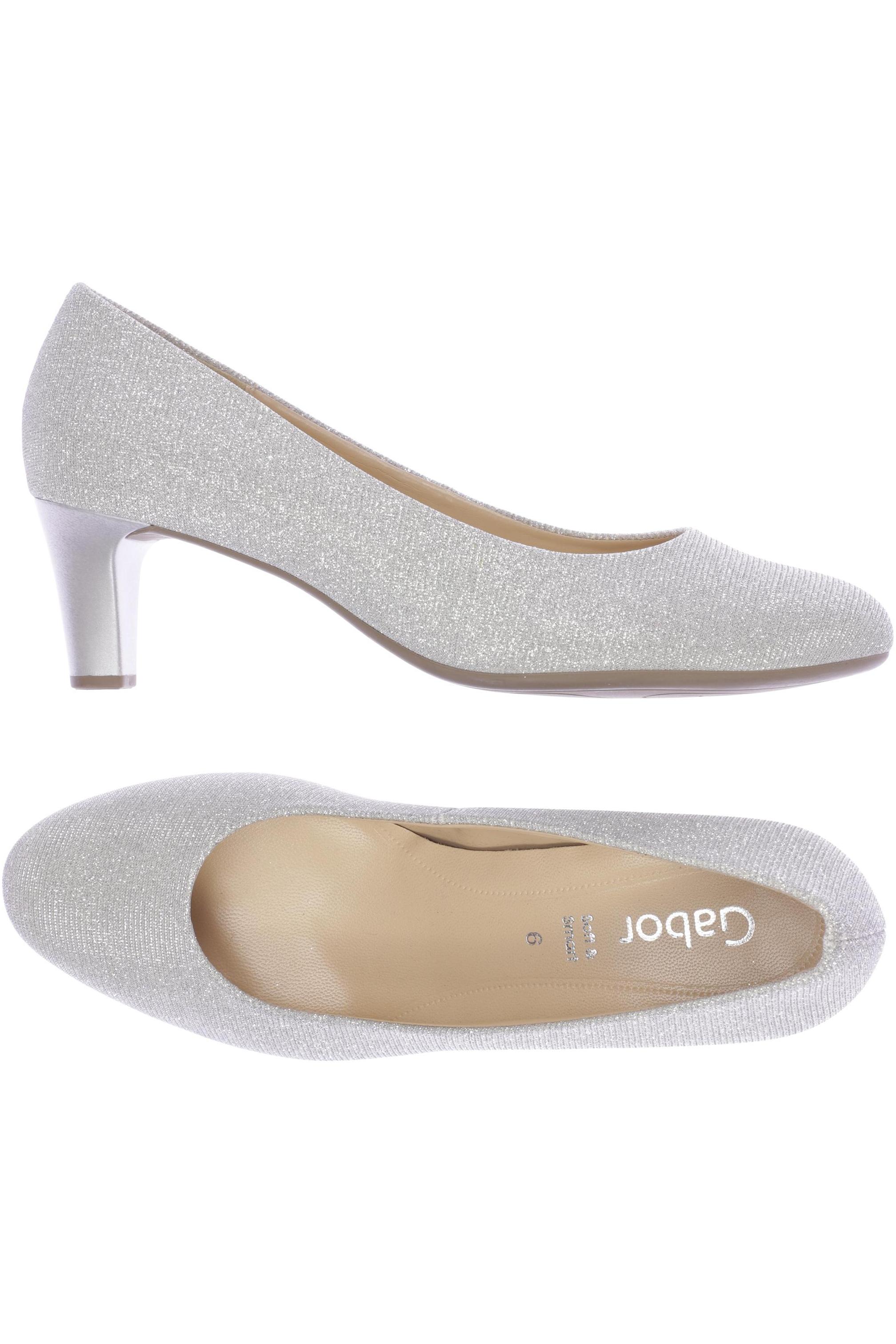 

Gabor Damen Pumps, silber, Gr. 6