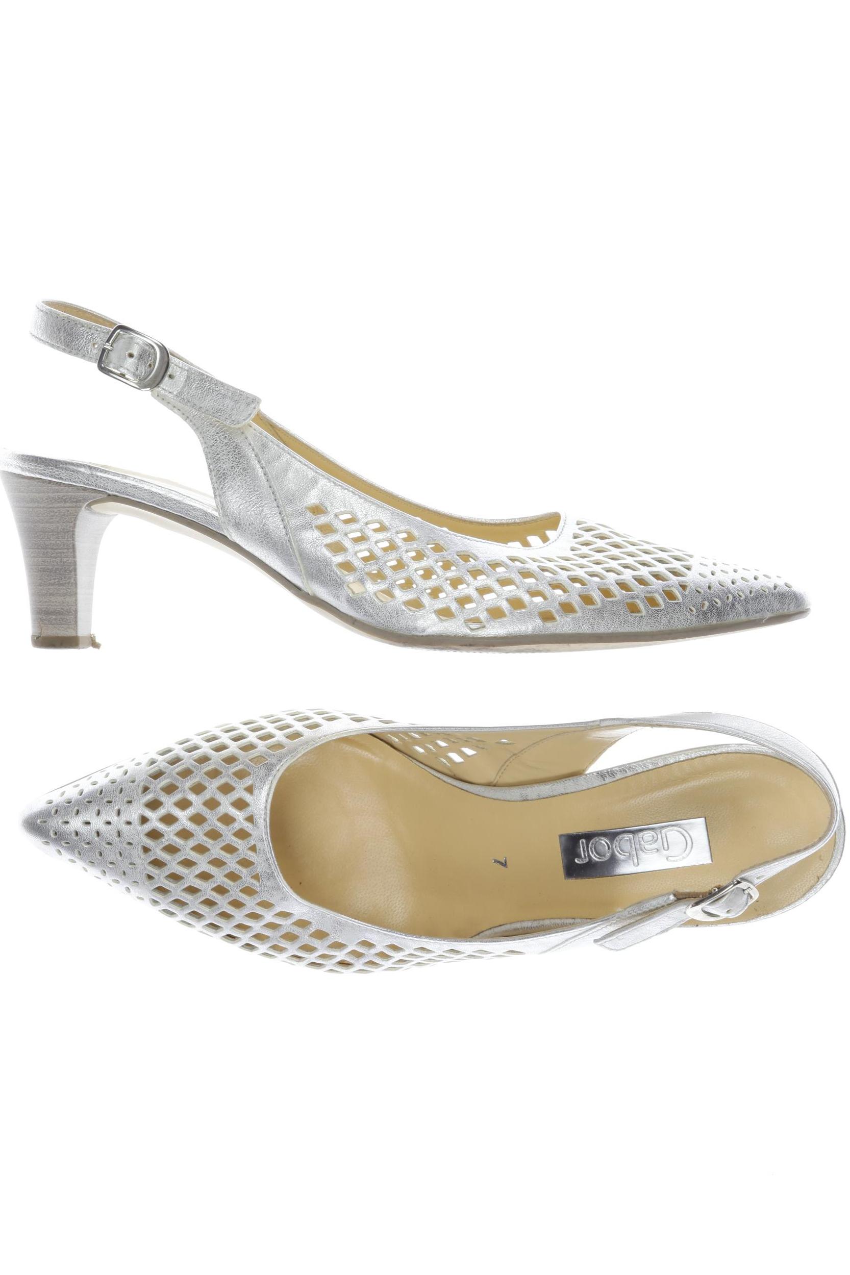 

Gabor Damen Pumps, silber, Gr. 7
