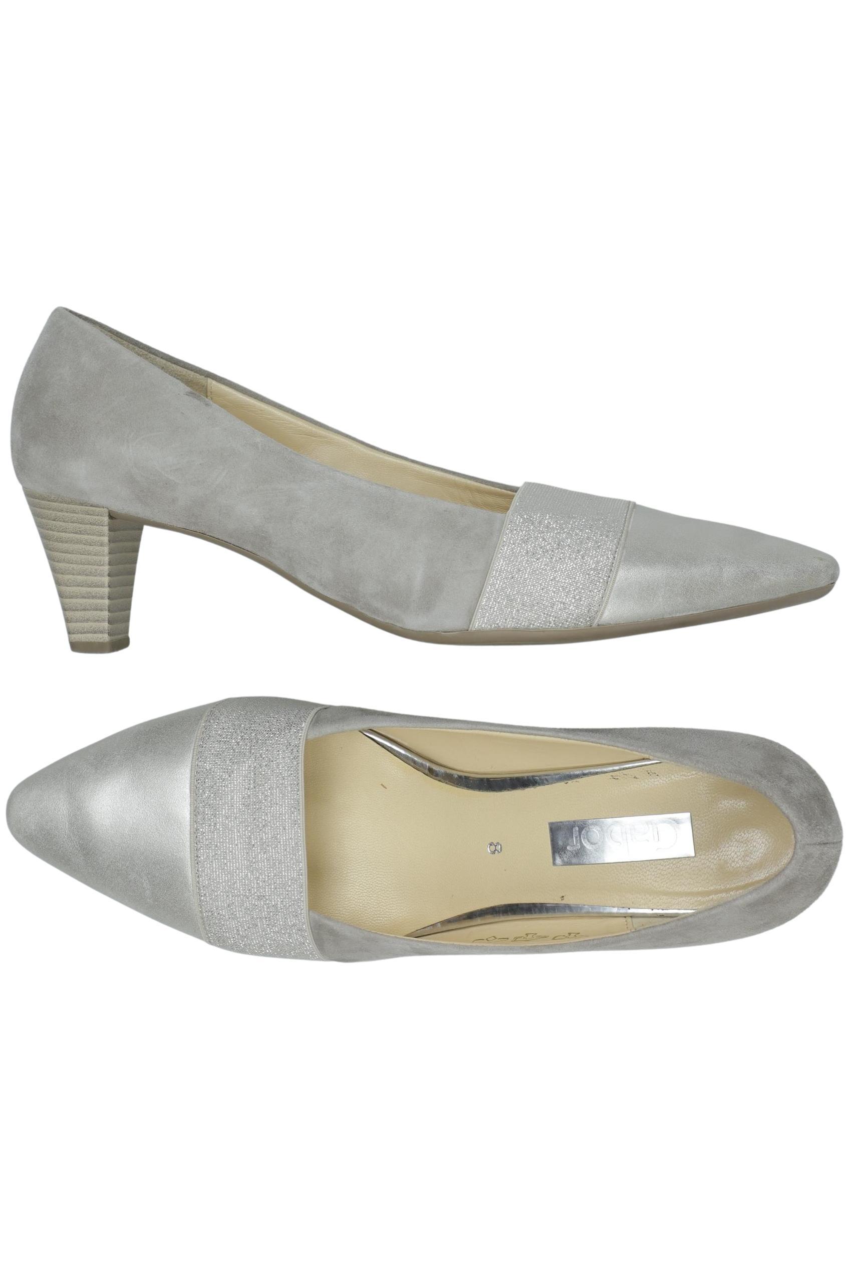 

Gabor Damen Pumps, silber, Gr. 8