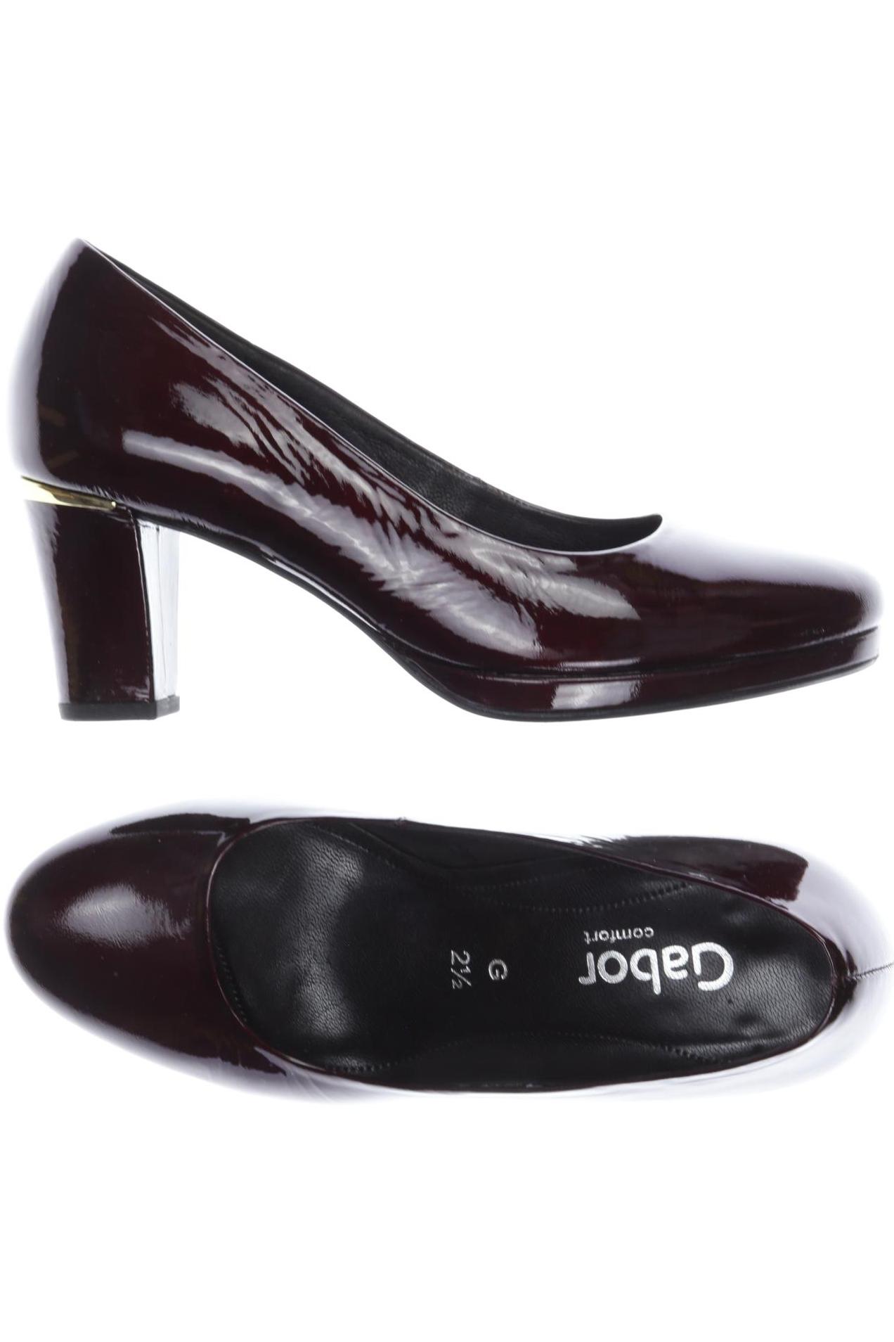 

Gabor Damen Pumps, bordeaux, Gr. 2.5