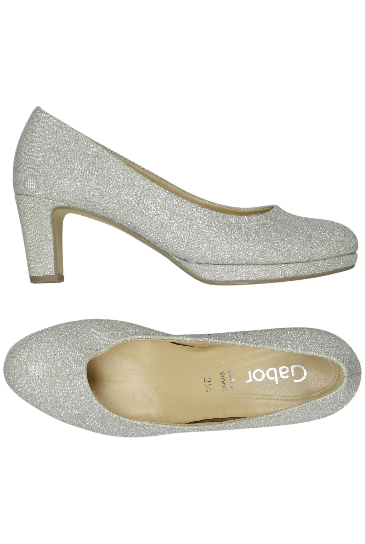 

Gabor Damen Pumps, silber, Gr. 2.5