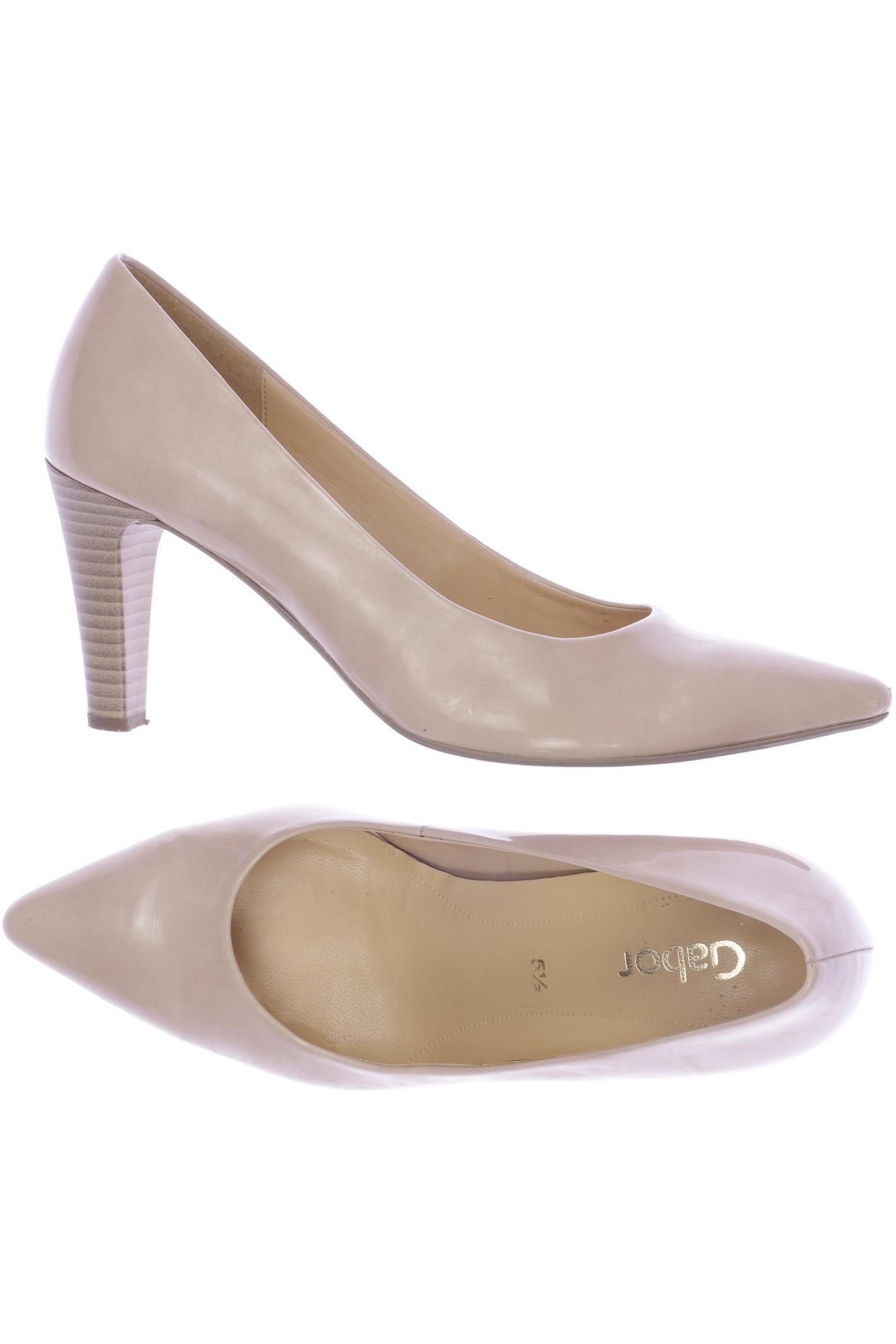 

Gabor Damen Pumps, beige, Gr. 5.5