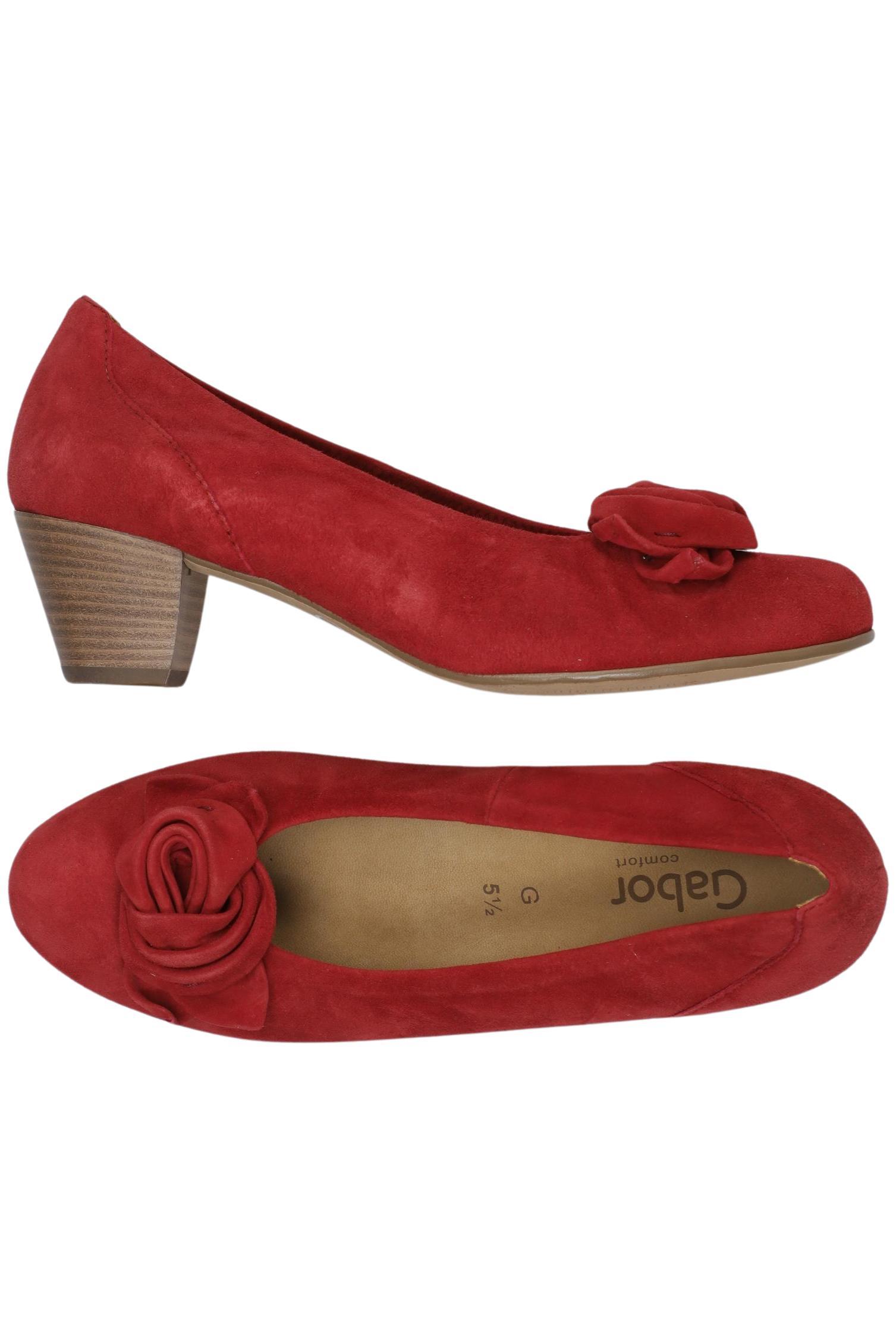 

Gabor Damen Pumps, rot, Gr. 5.5