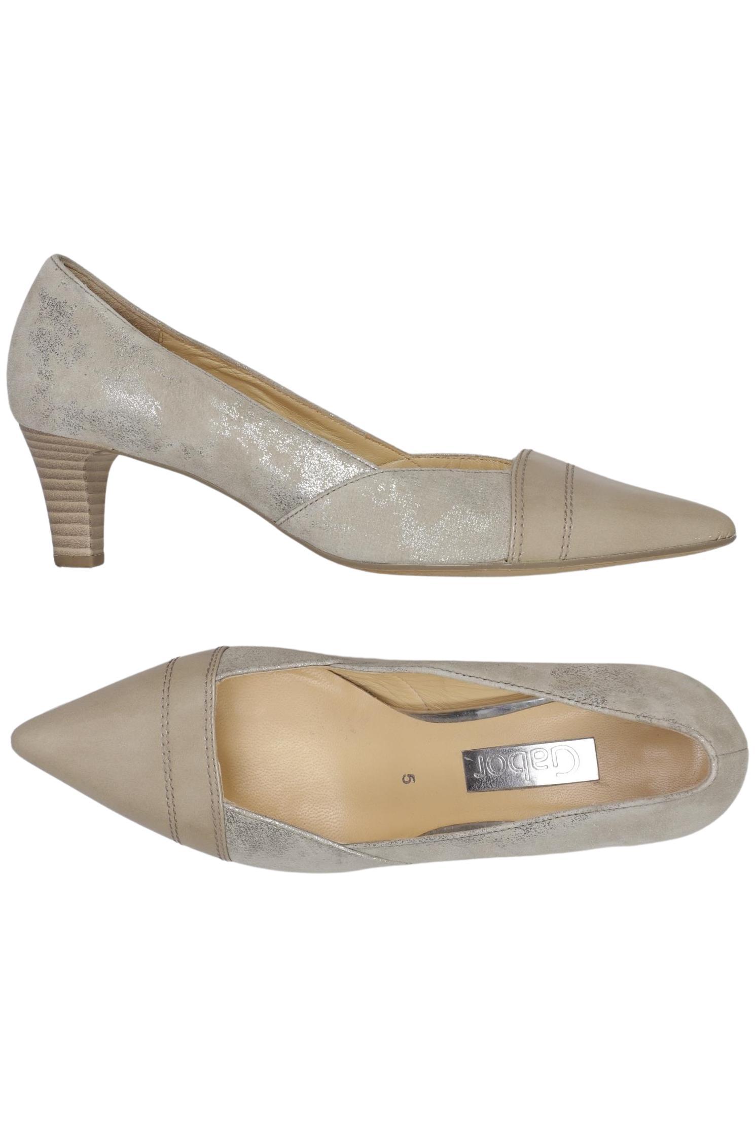 

Gabor Damen Pumps, silber, Gr. 5