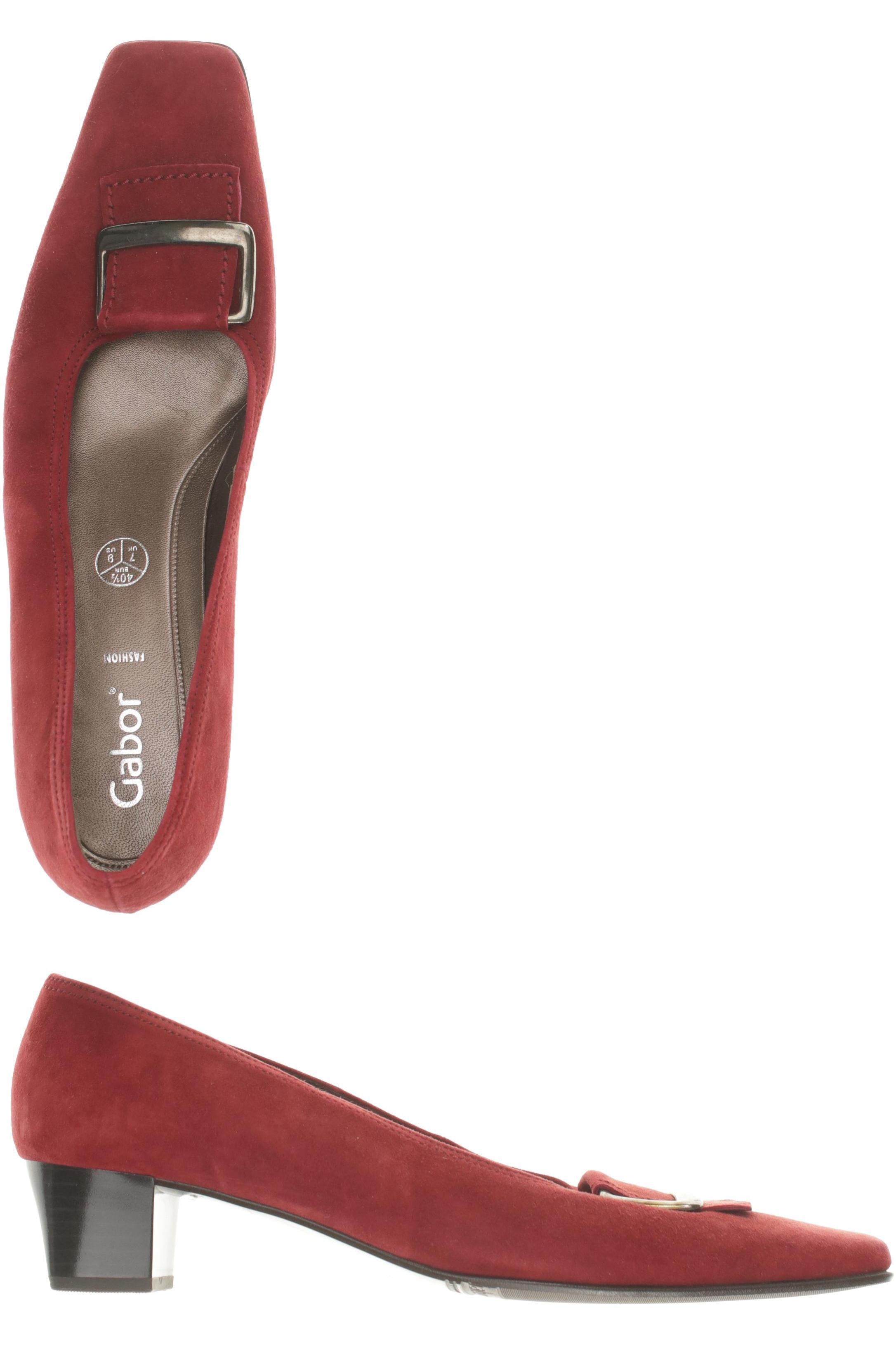 

Gabor Damen Pumps, rot, Gr. 40.5