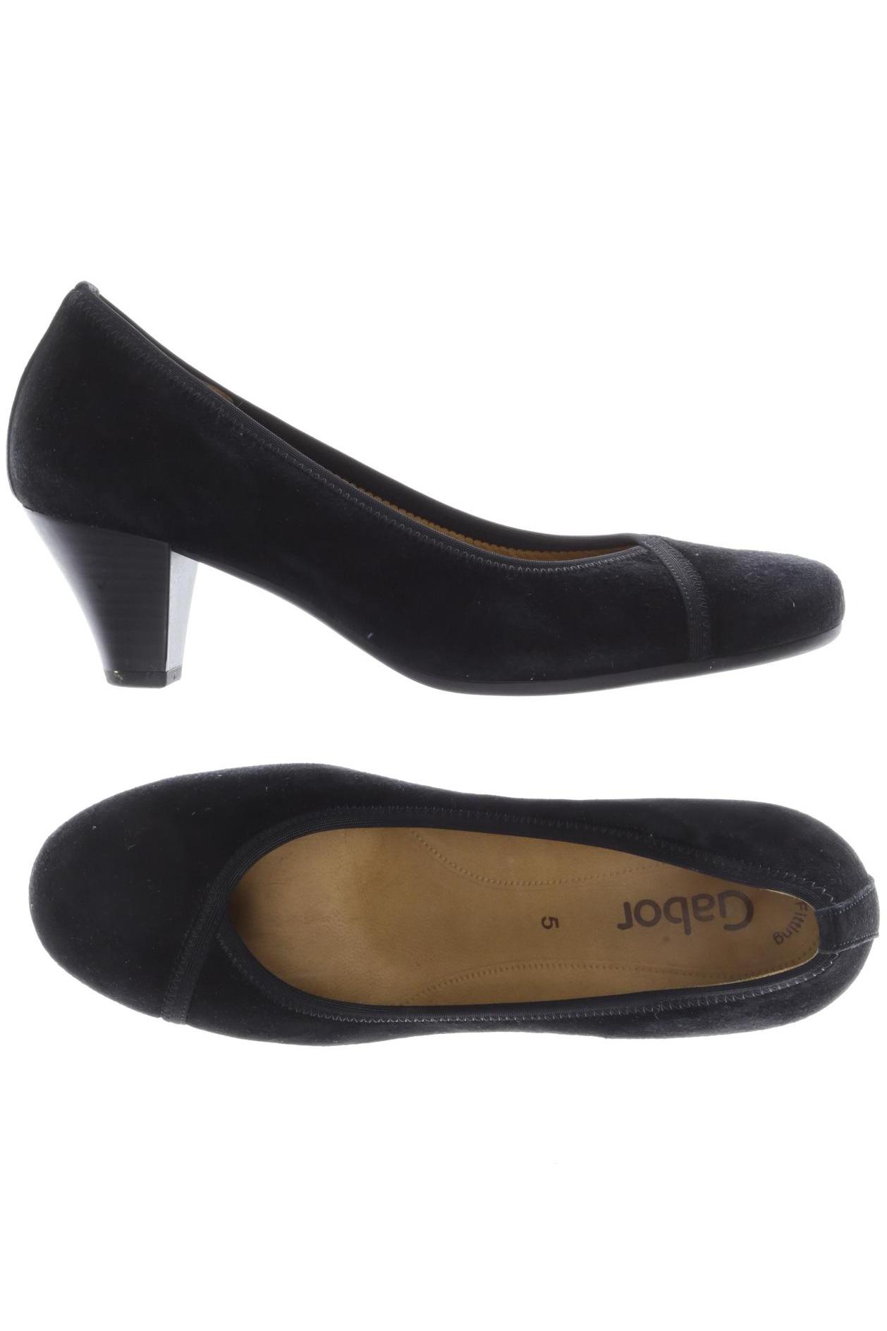 

Gabor Damen Pumps, schwarz, Gr. 5
