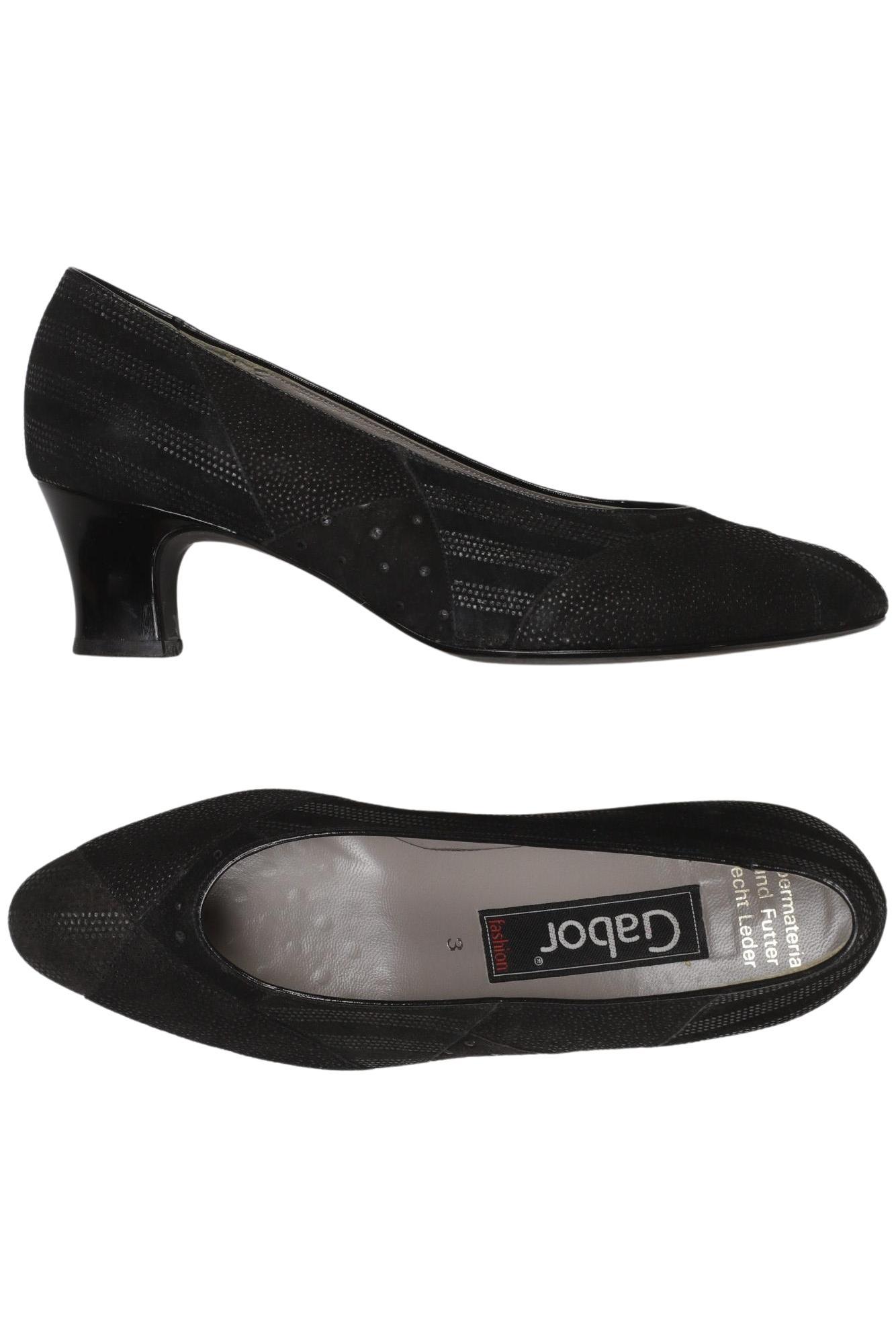 

Gabor Damen Pumps, schwarz, Gr. 3