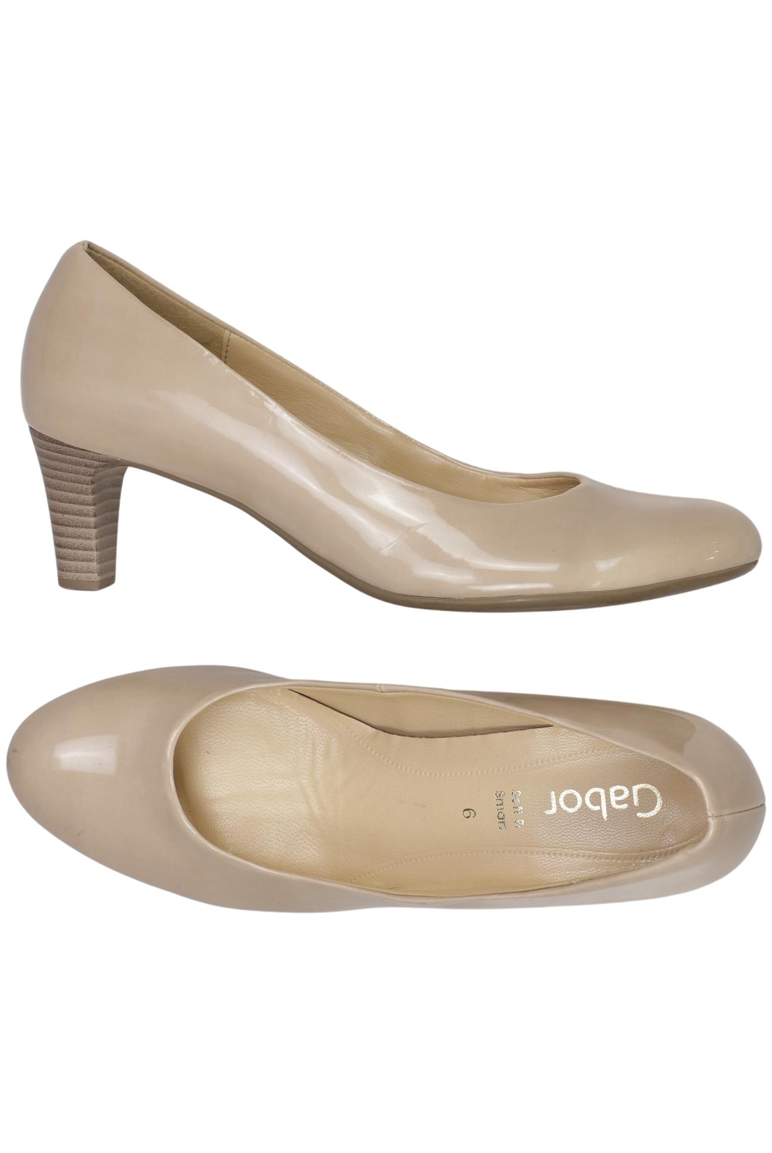 

Gabor Damen Pumps, beige, Gr. 6