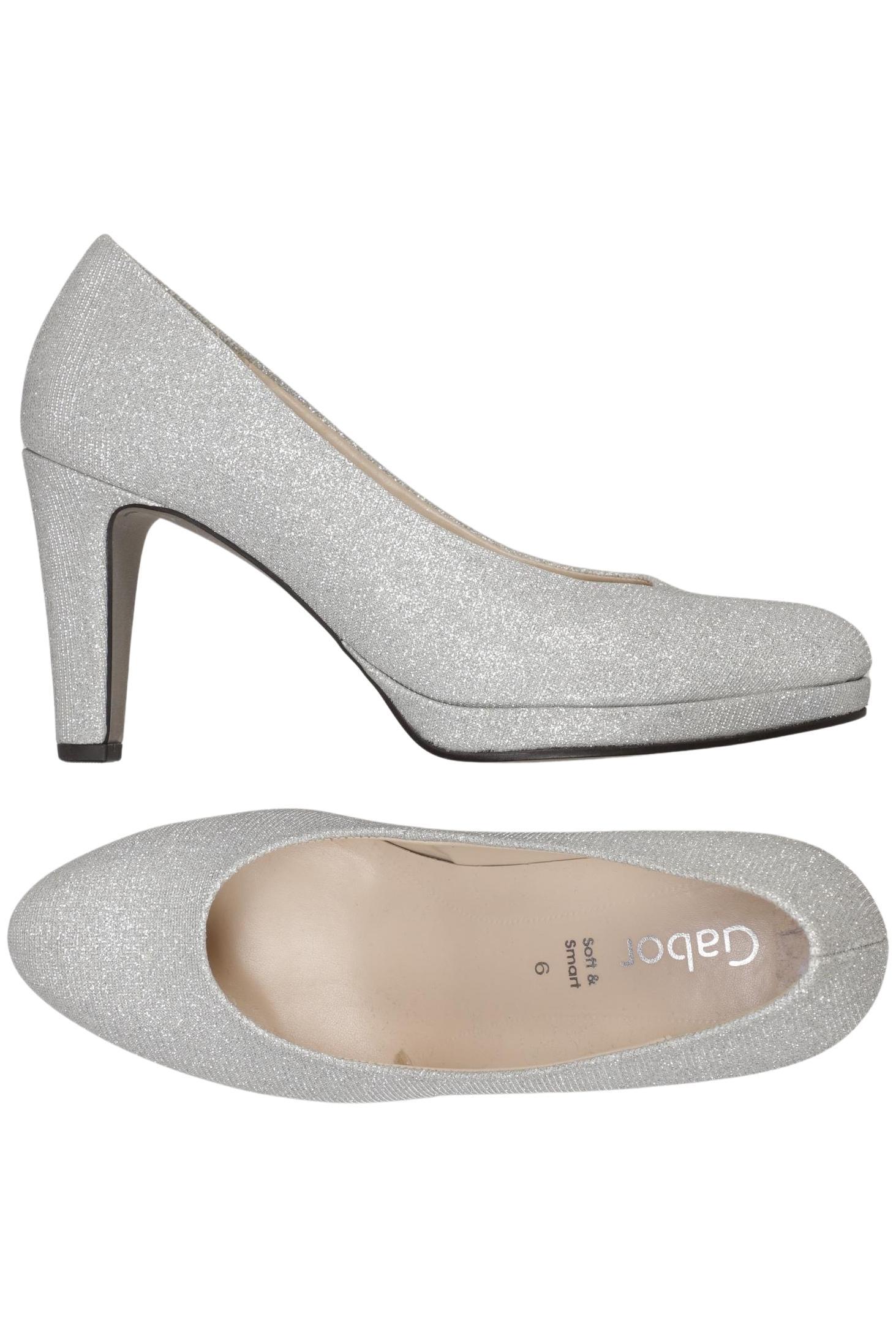 

Gabor Damen Pumps, silber, Gr. 6