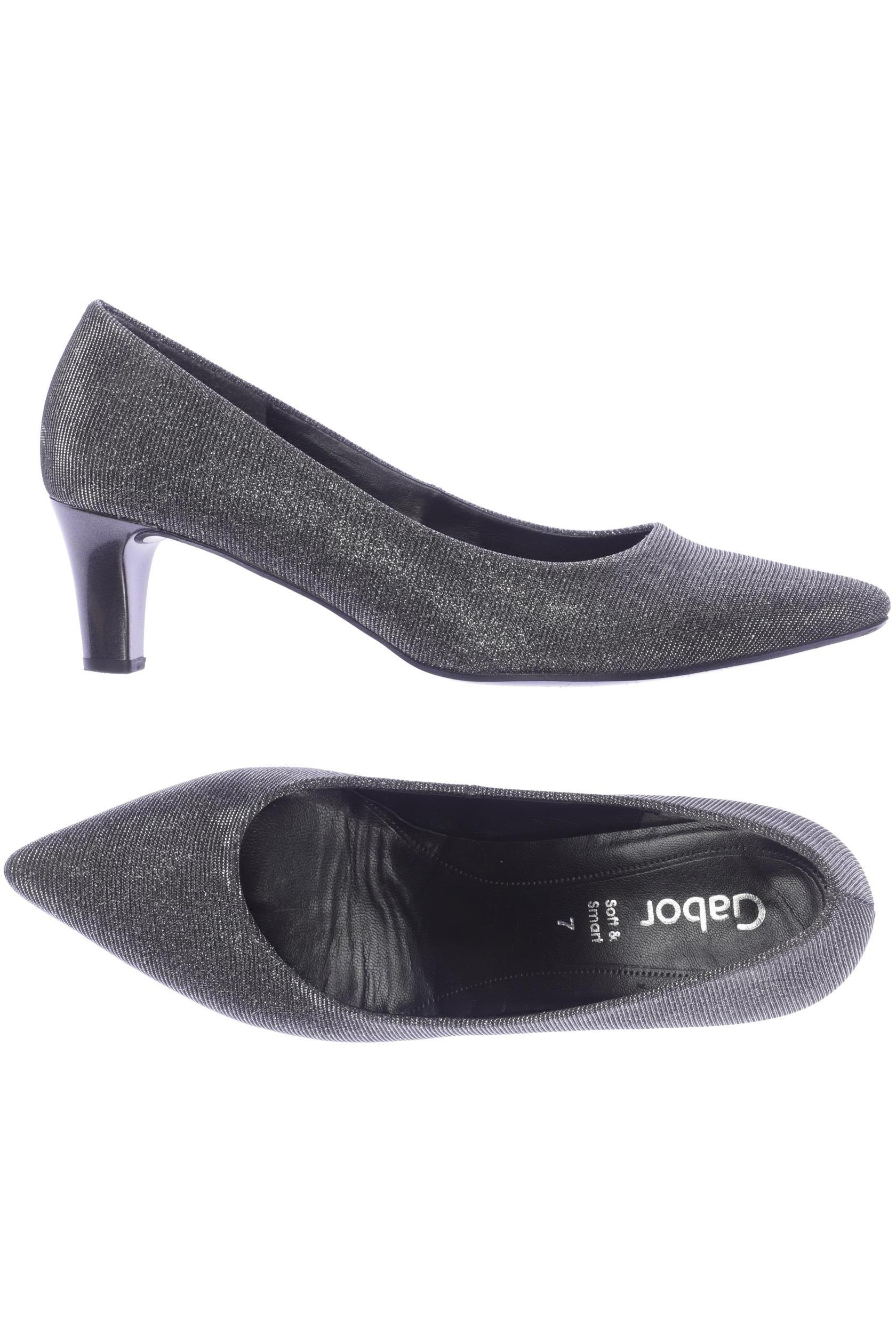 

Gabor Damen Pumps, silber, Gr. 7