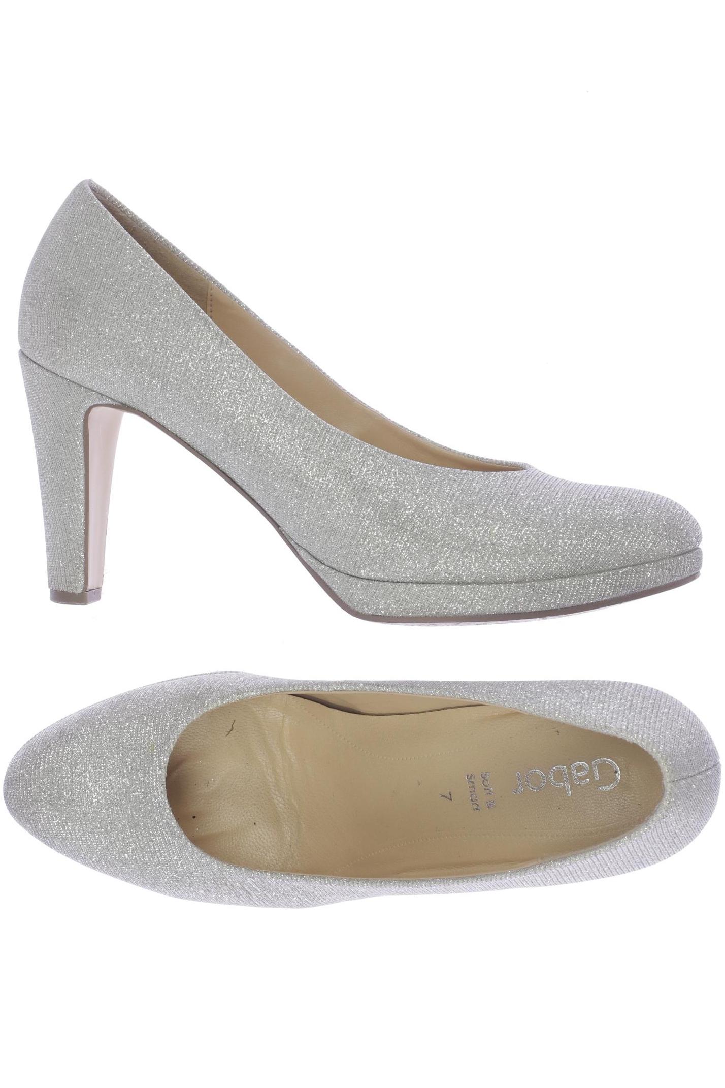 

Gabor Damen Pumps, silber, Gr. 7