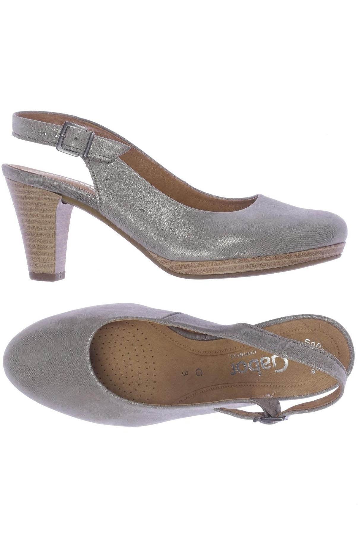 

Gabor Damen Pumps, grau, Gr. 3