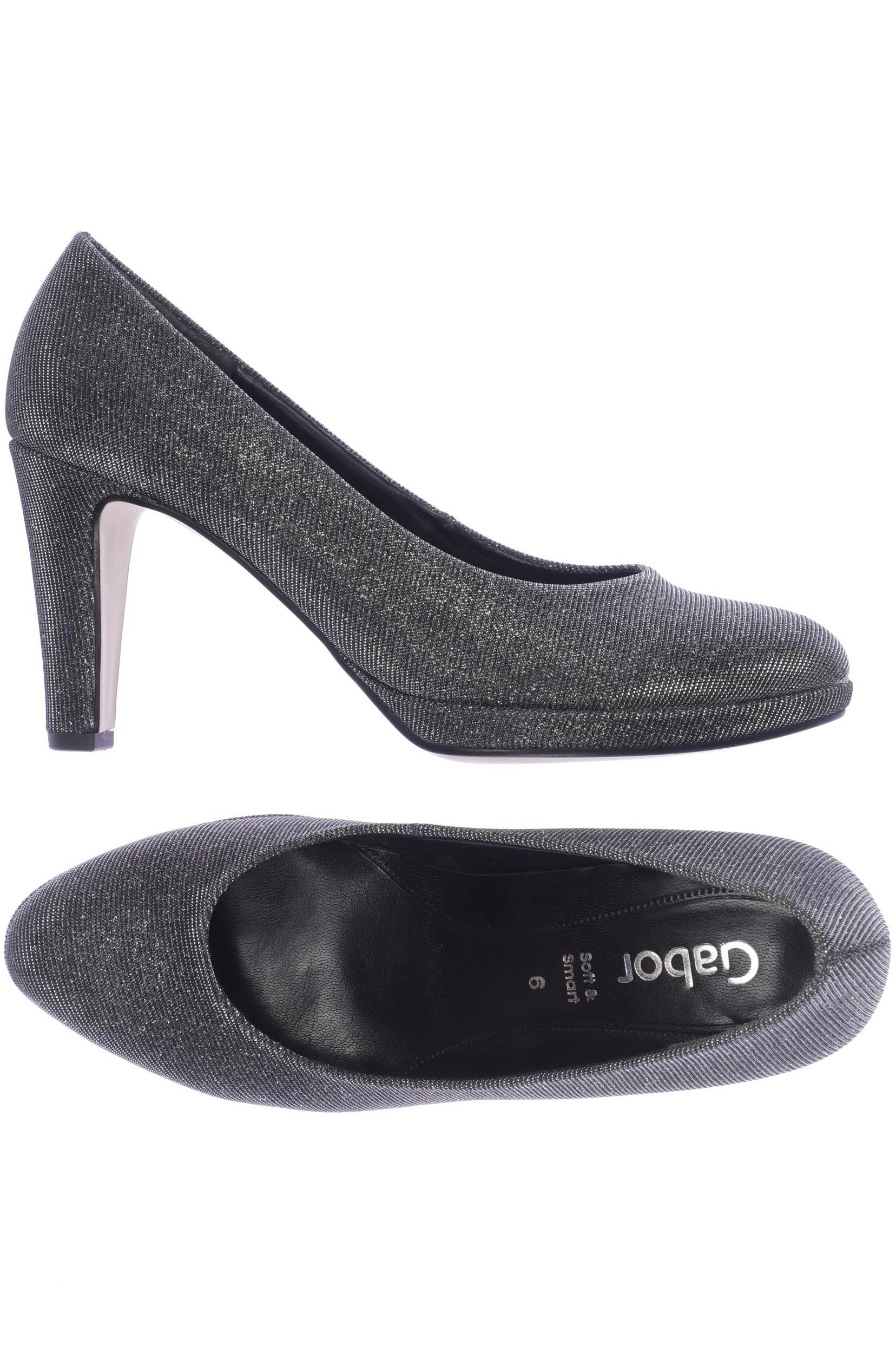 

Gabor Damen Pumps, silber, Gr. 6