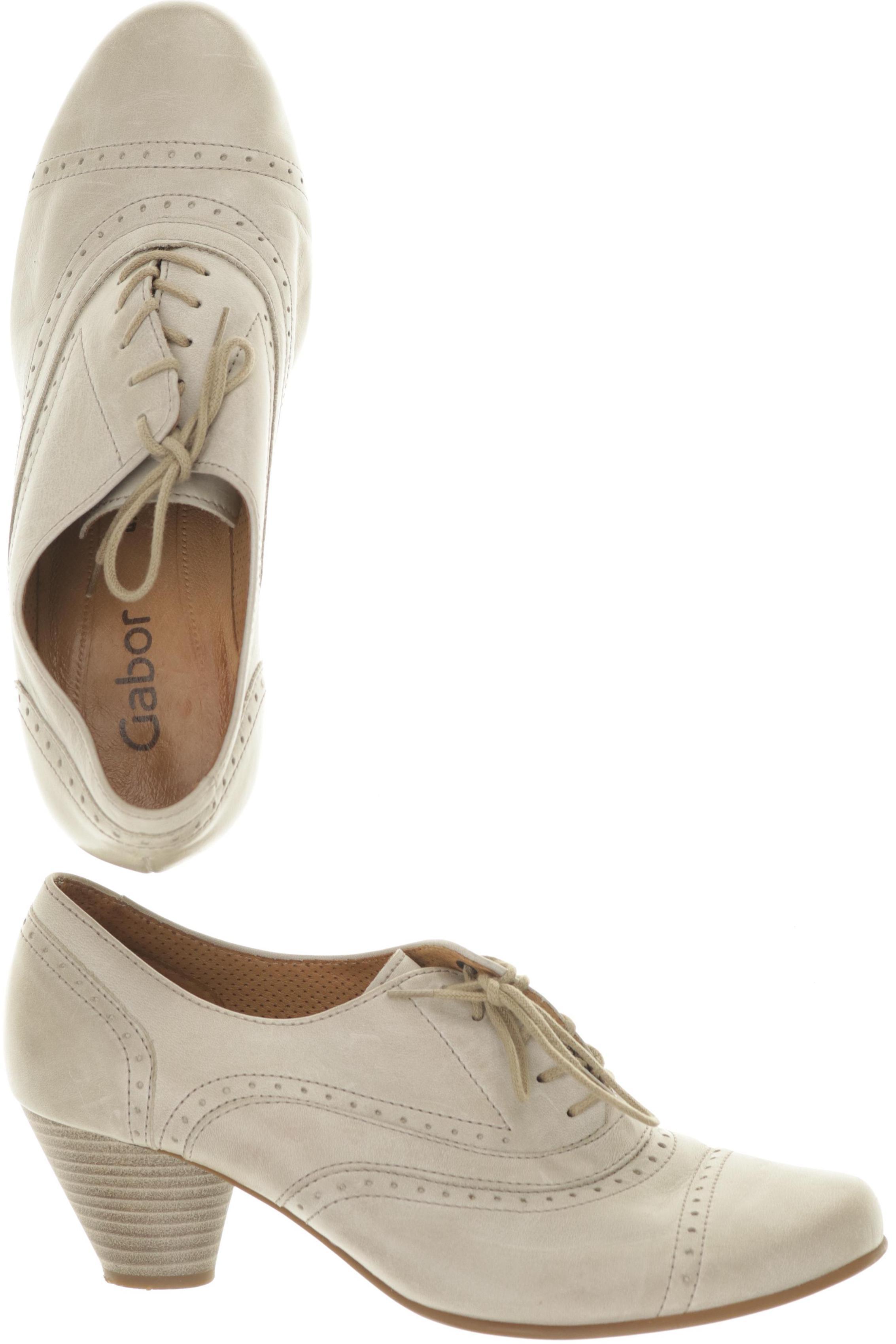 

Gabor Damen Halbschuh, beige, Gr. 5