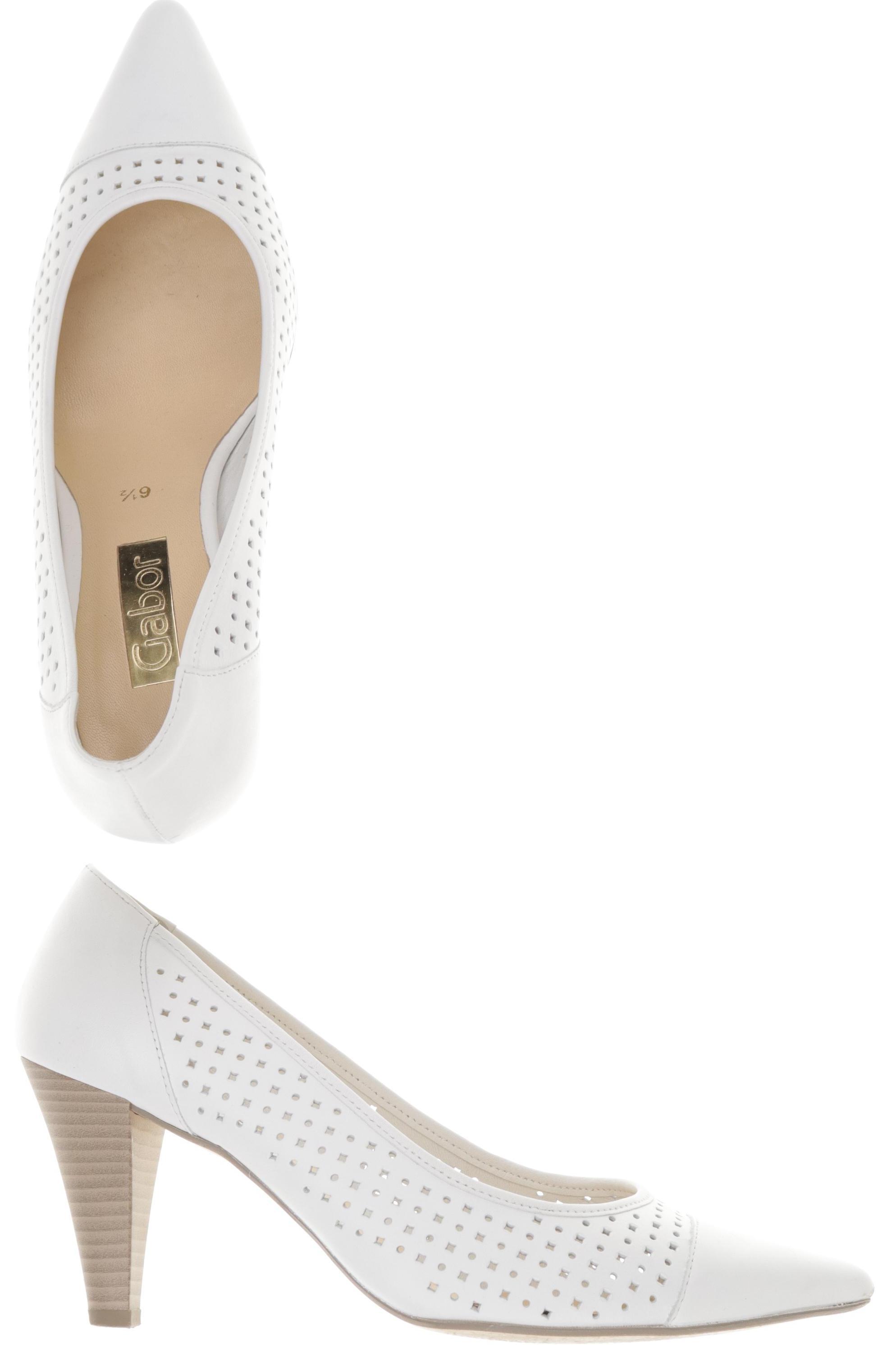 

Gabor Damen Pumps, weiß, Gr. 6.5