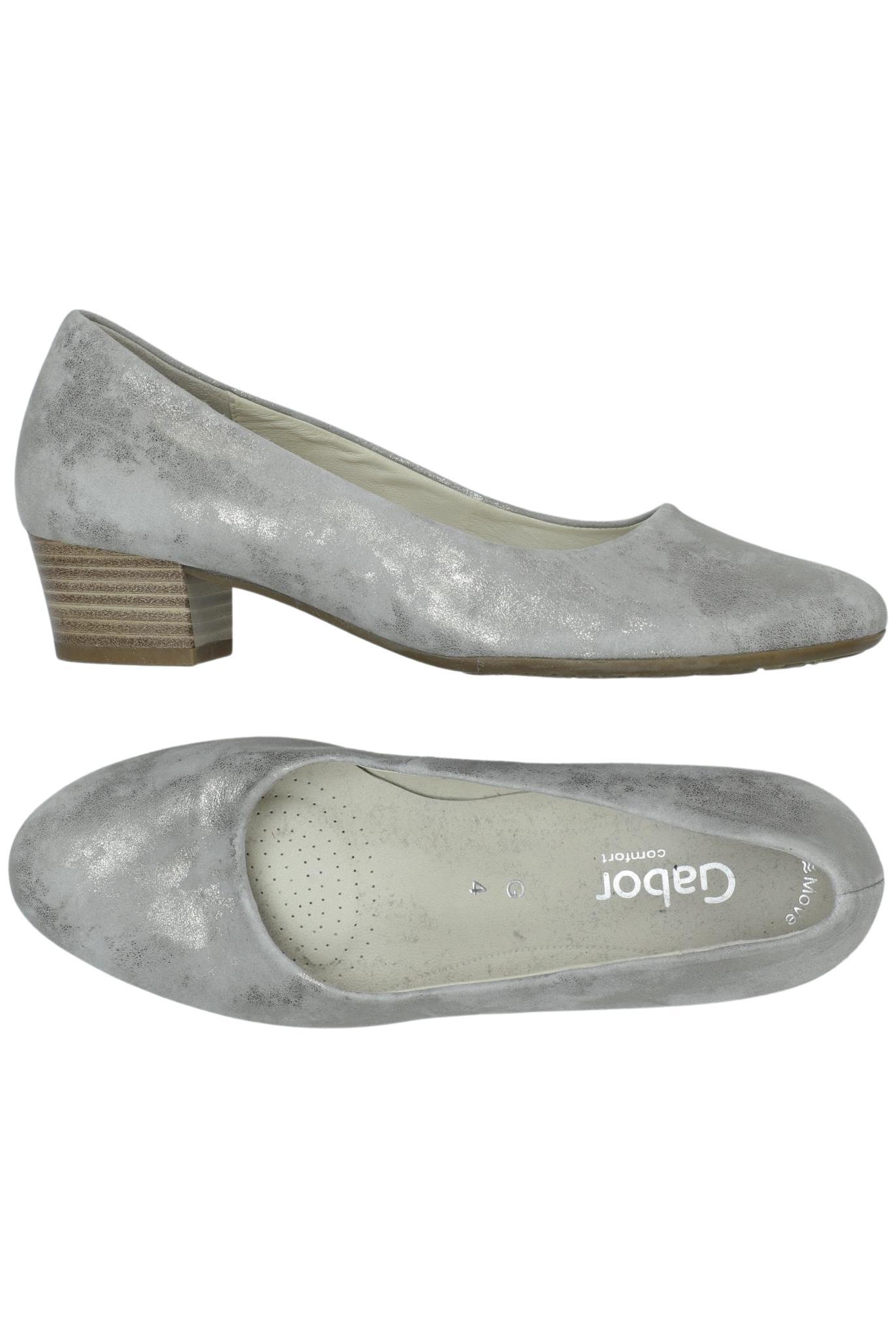 

Gabor Damen Pumps, silber, Gr. 4