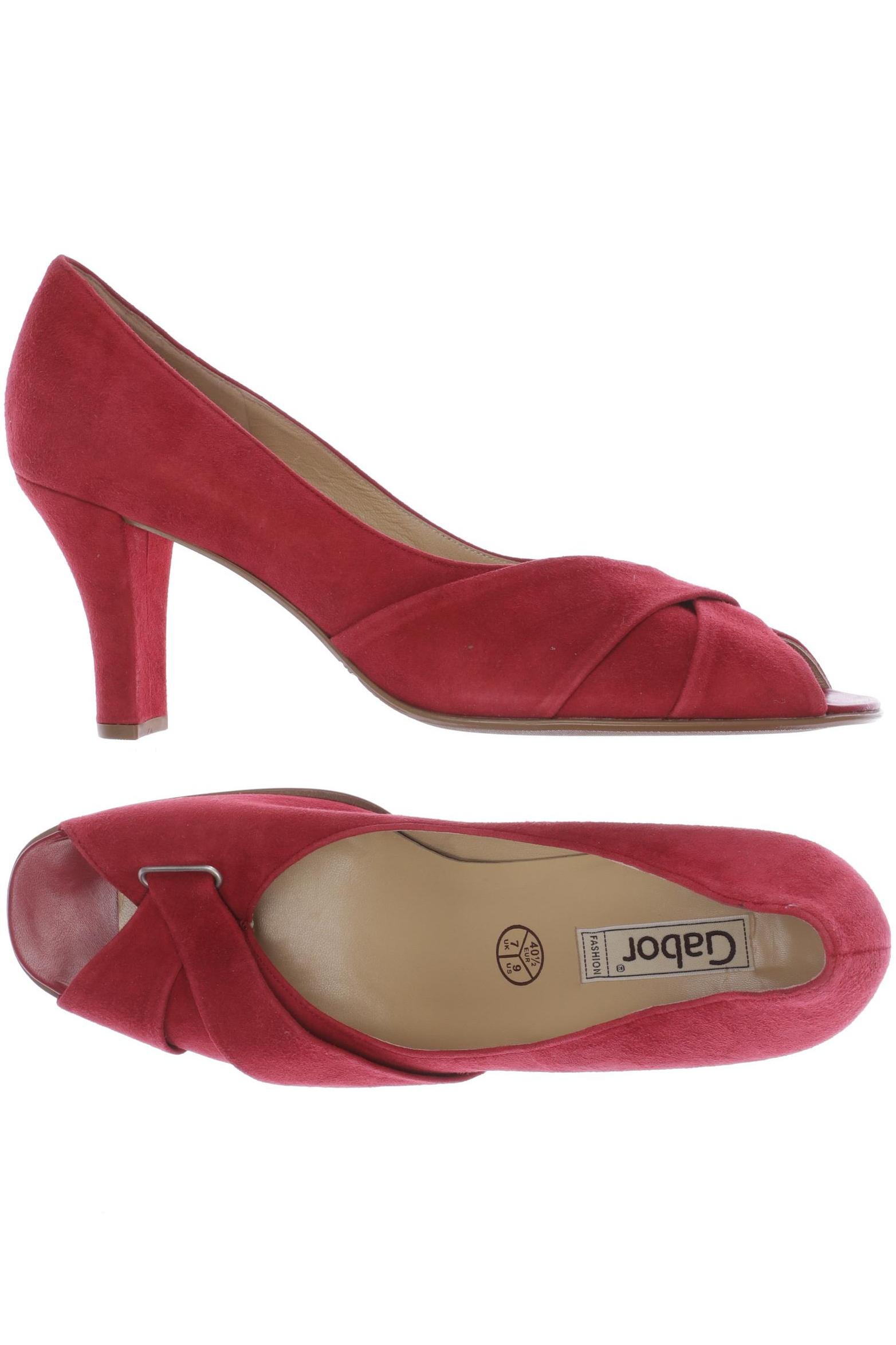 

Gabor Damen Pumps, rot, Gr. 40.5