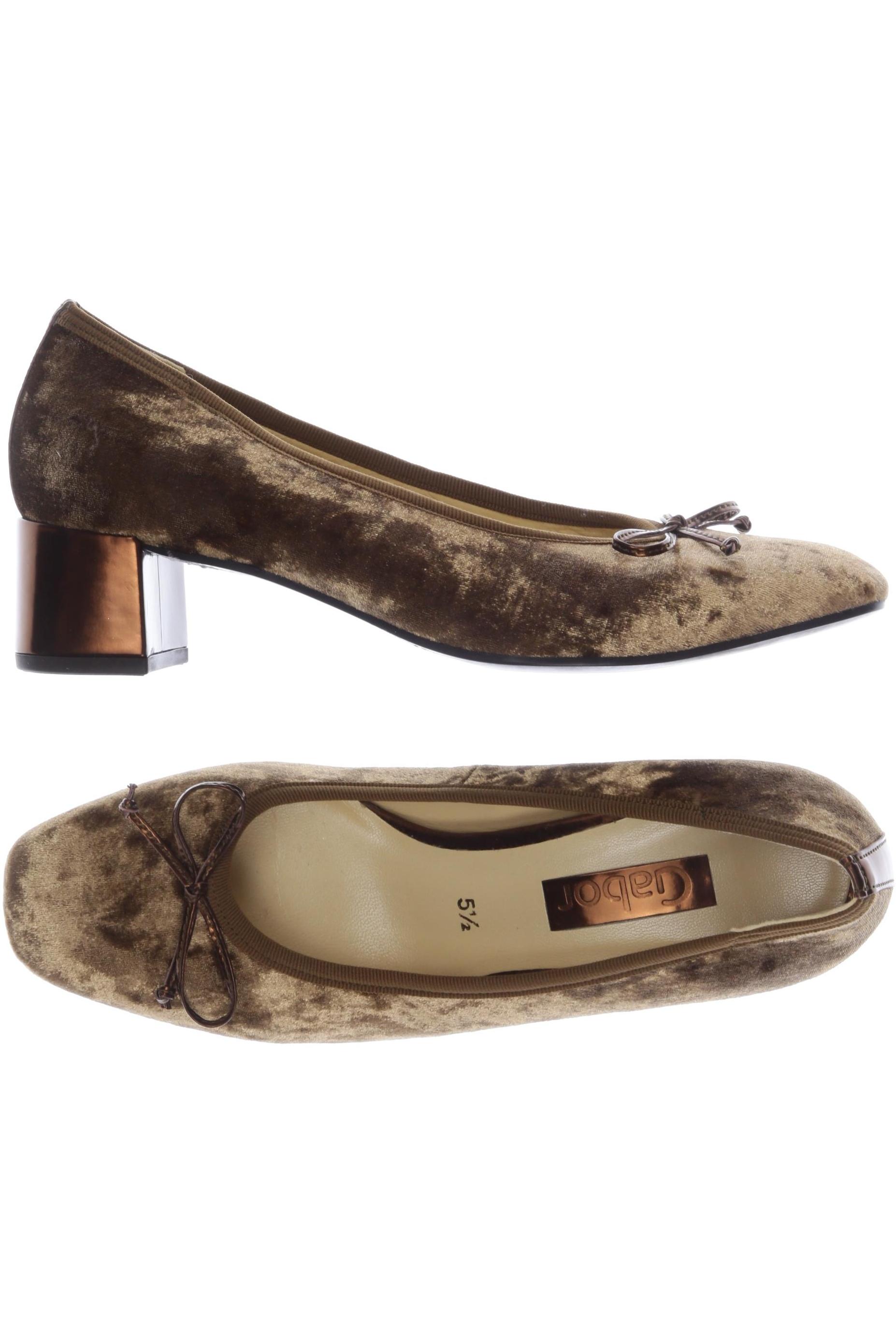 

Gabor Damen Pumps, beige, Gr. 5.5