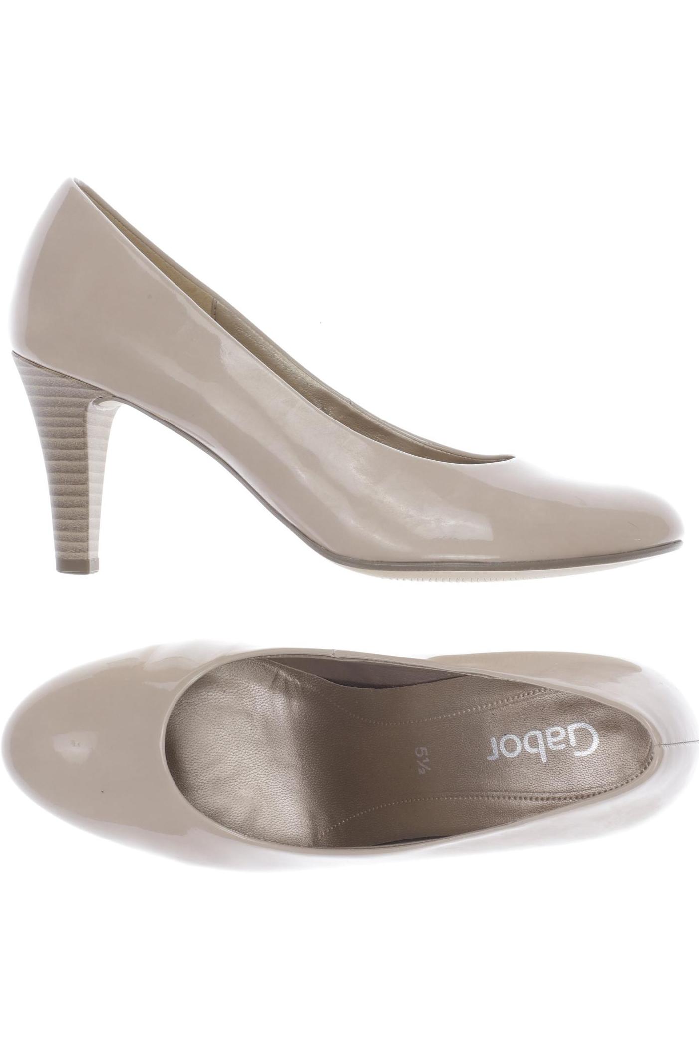 

Gabor Damen Pumps, beige, Gr. 5.5