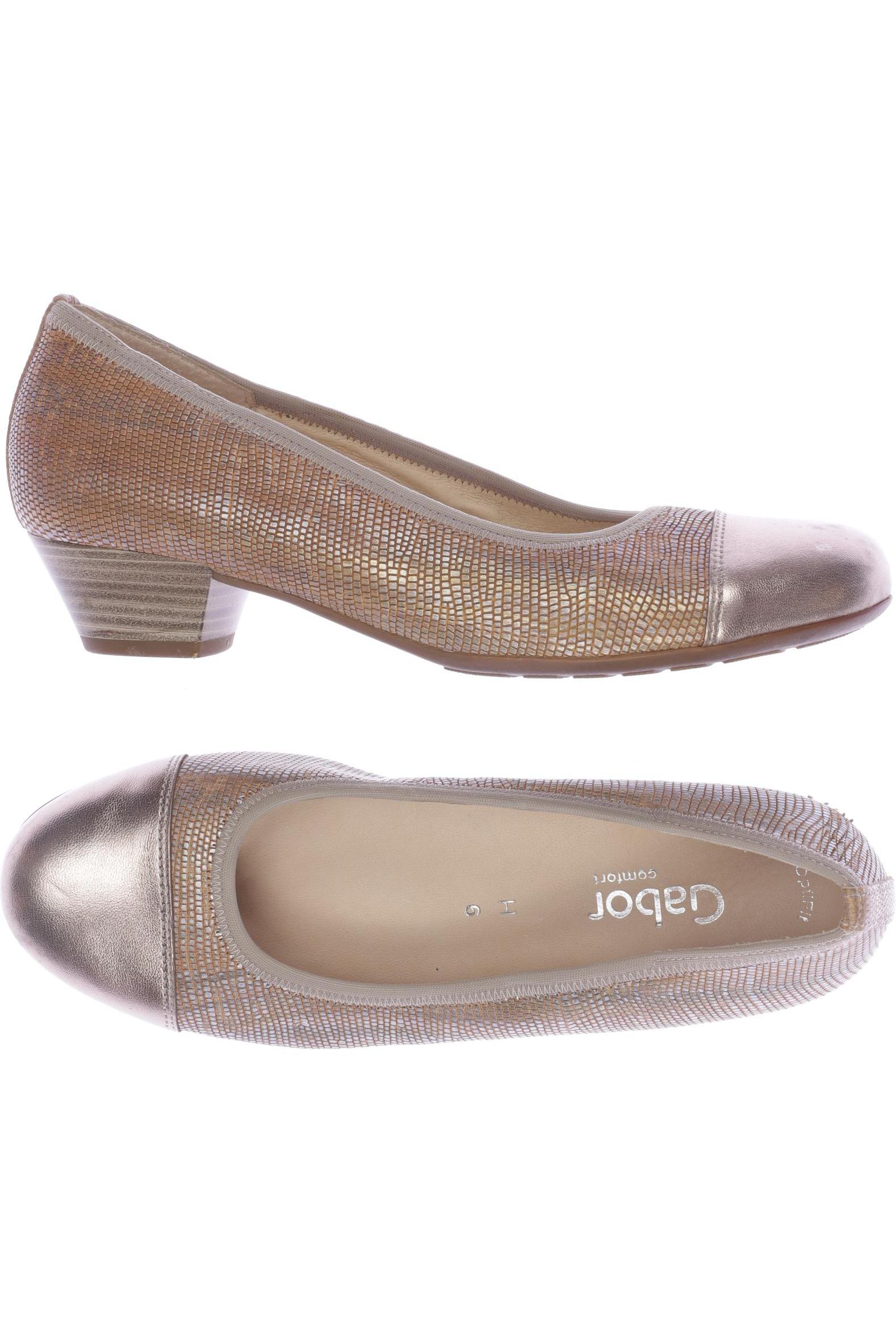 

Gabor Damen Pumps, gold, Gr. 6