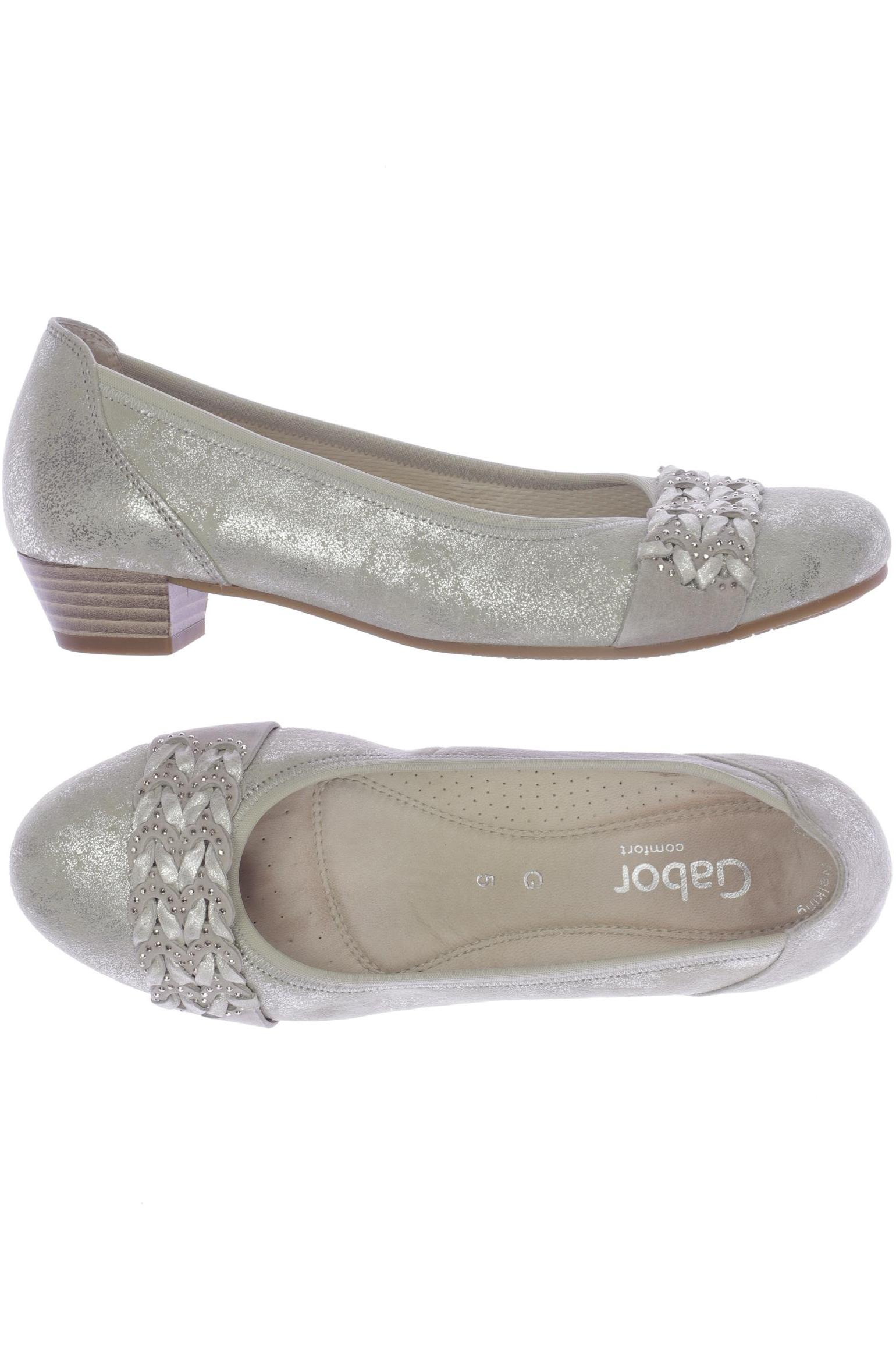 

Gabor Damen Pumps, silber, Gr. 5