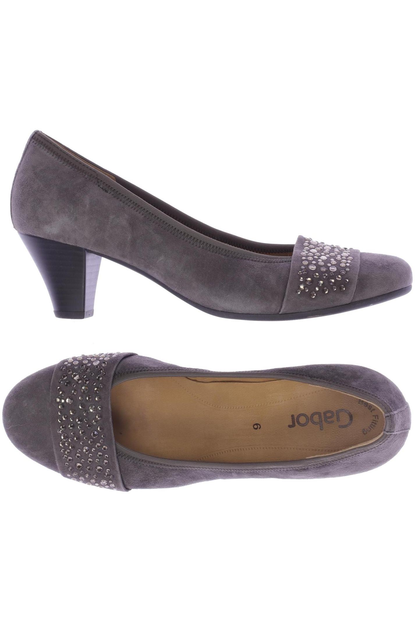 

Gabor Damen Pumps, grau, Gr. 6