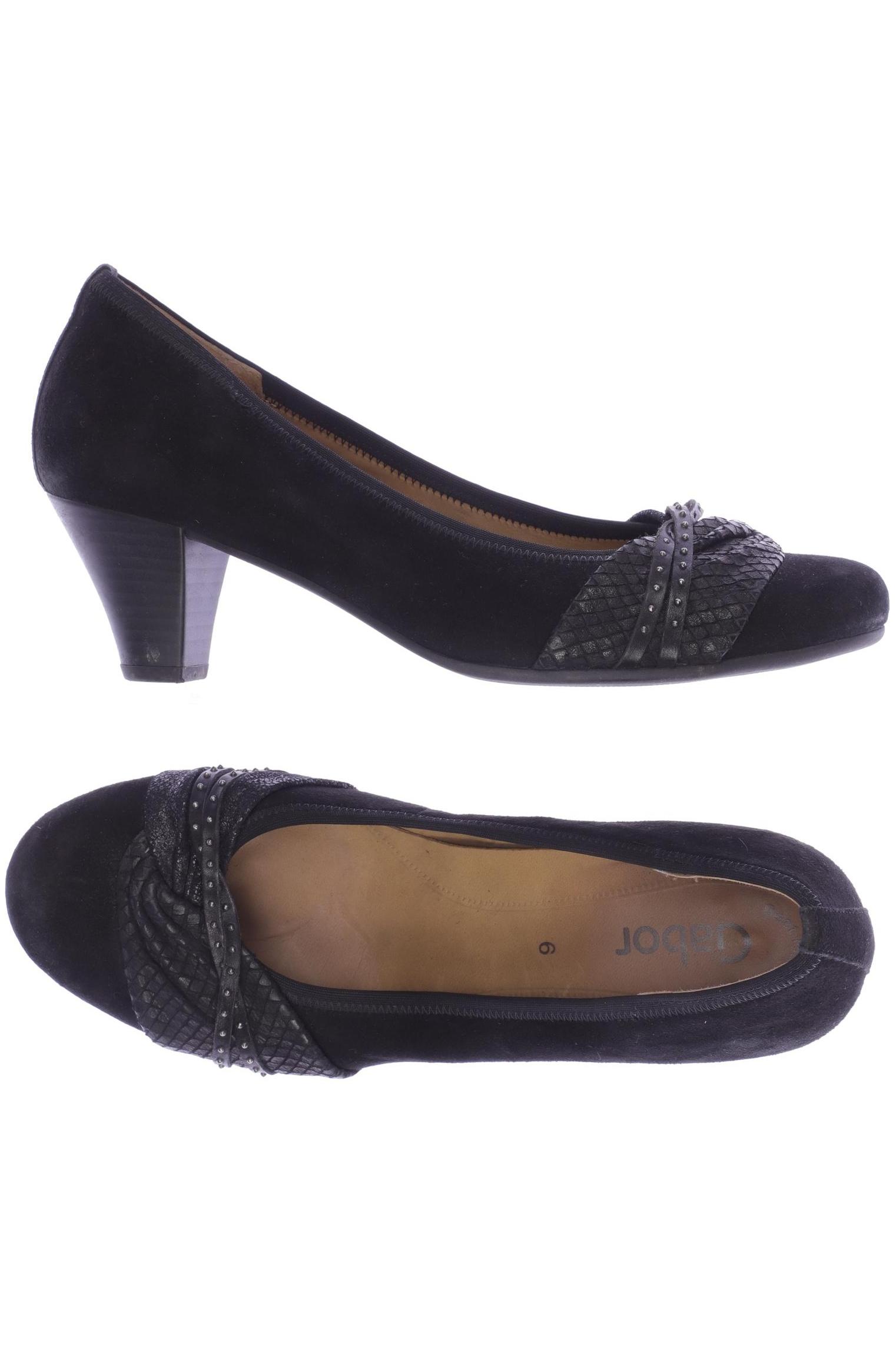 

Gabor Damen Pumps, schwarz, Gr. 6