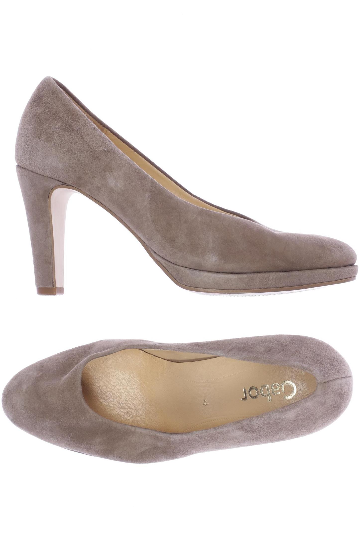 

Gabor Damen Pumps, beige, Gr. 4