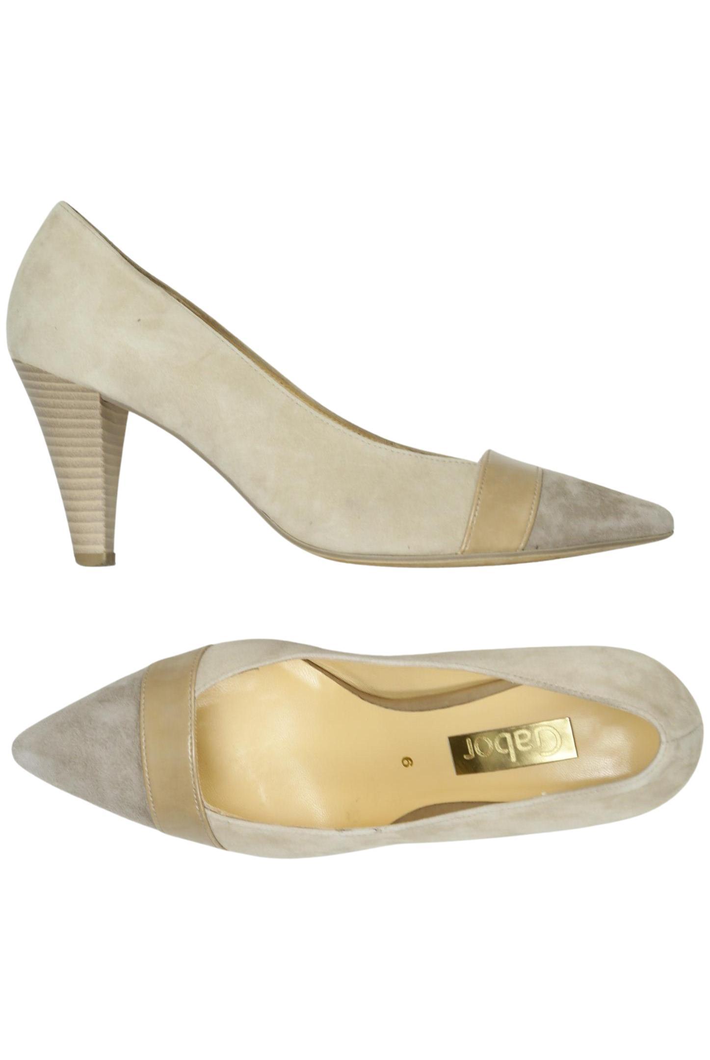 

Gabor Damen Pumps, beige, Gr. 6