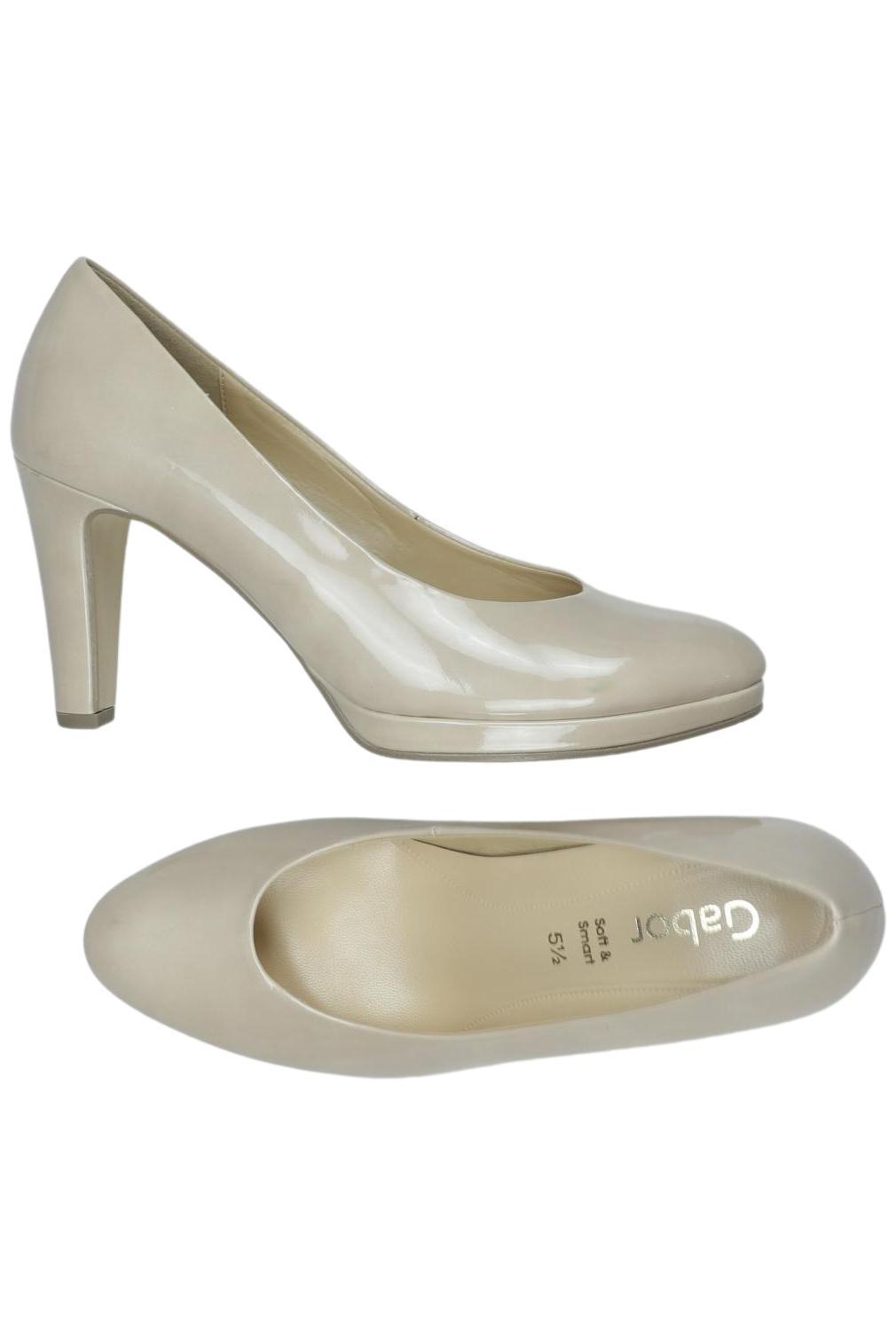 

Gabor Damen Pumps, beige, Gr. 5.5