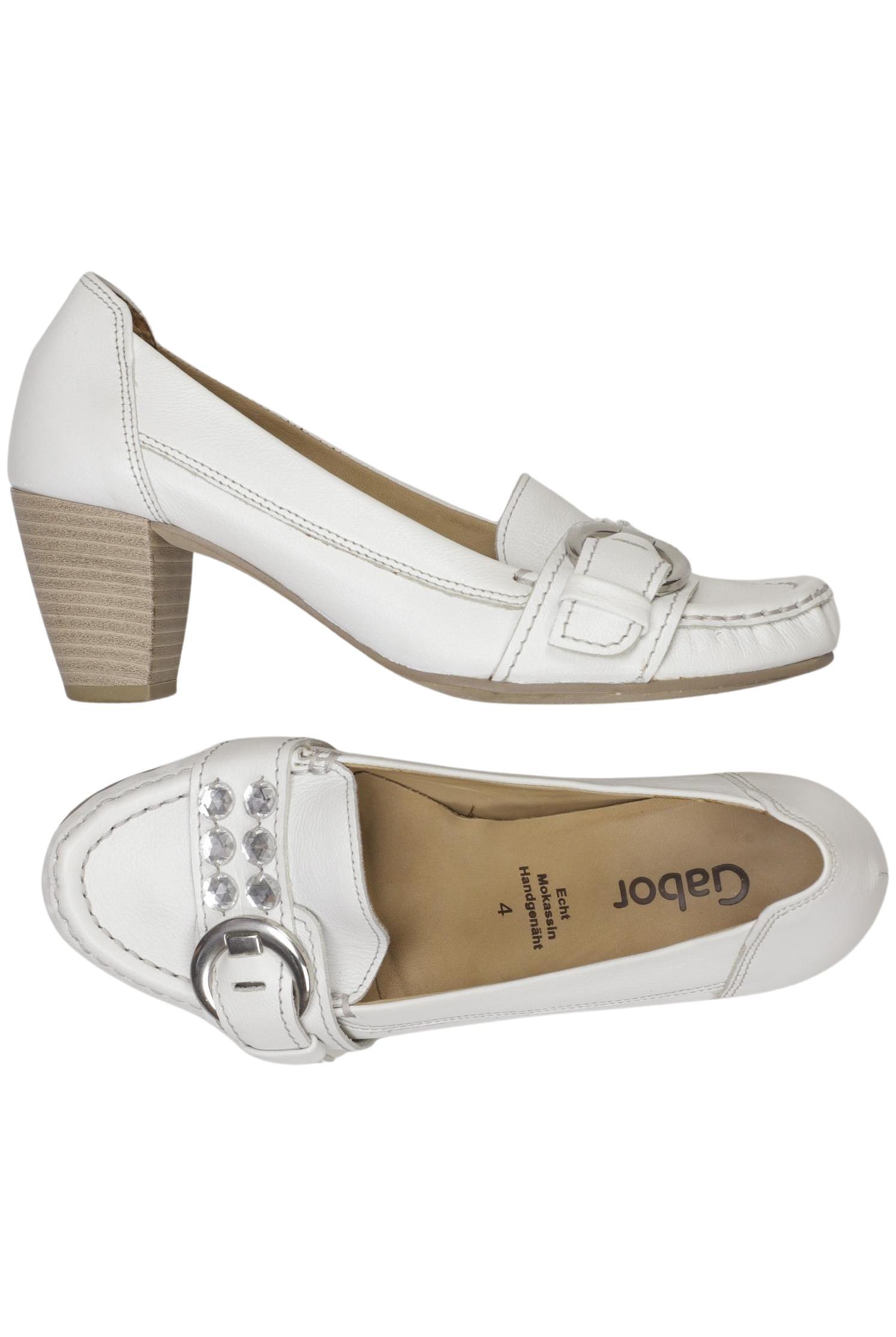

Gabor Damen Pumps, weiß, Gr. 4