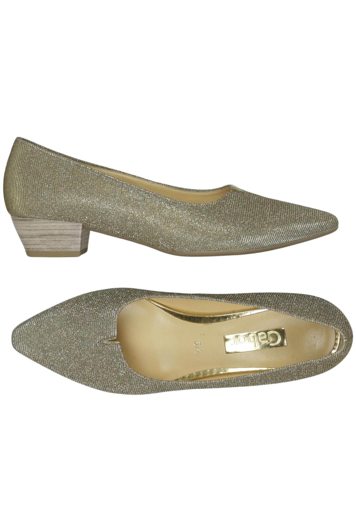 

Gabor Damen Pumps, gold, Gr. 5.5