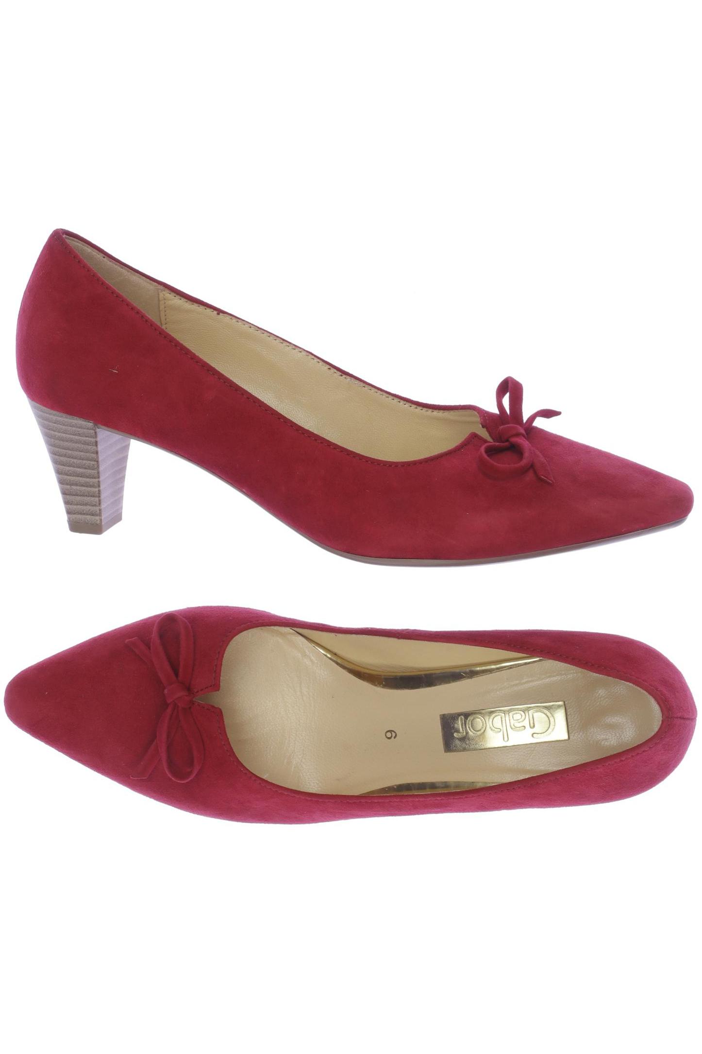

Gabor Damen Pumps, rot, Gr. 6