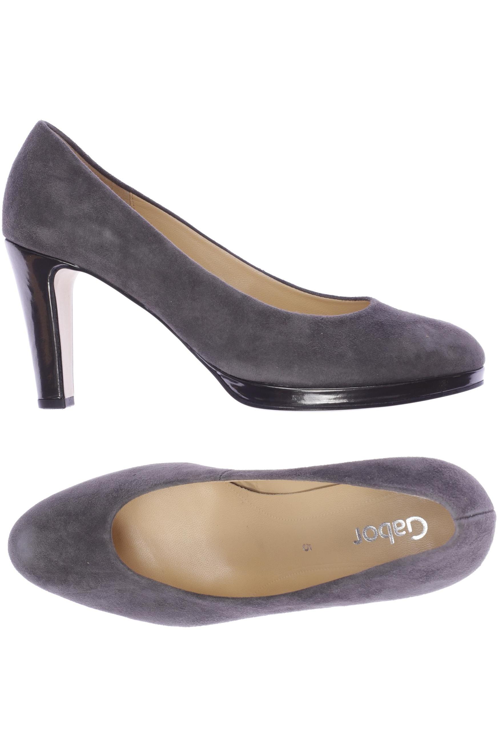 

Gabor Damen Pumps, grau, Gr. 5