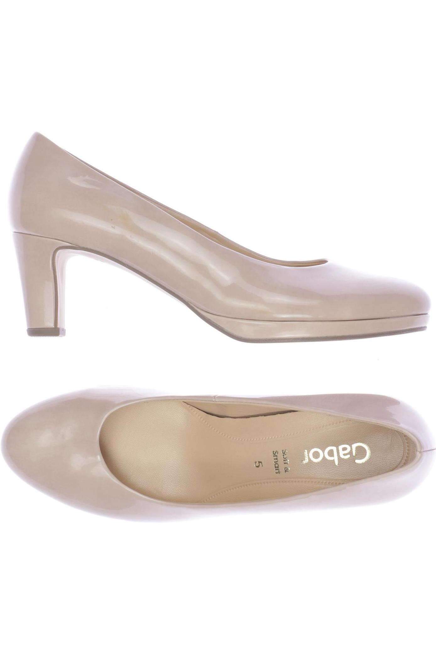 

Gabor Damen Pumps, beige, Gr. 5