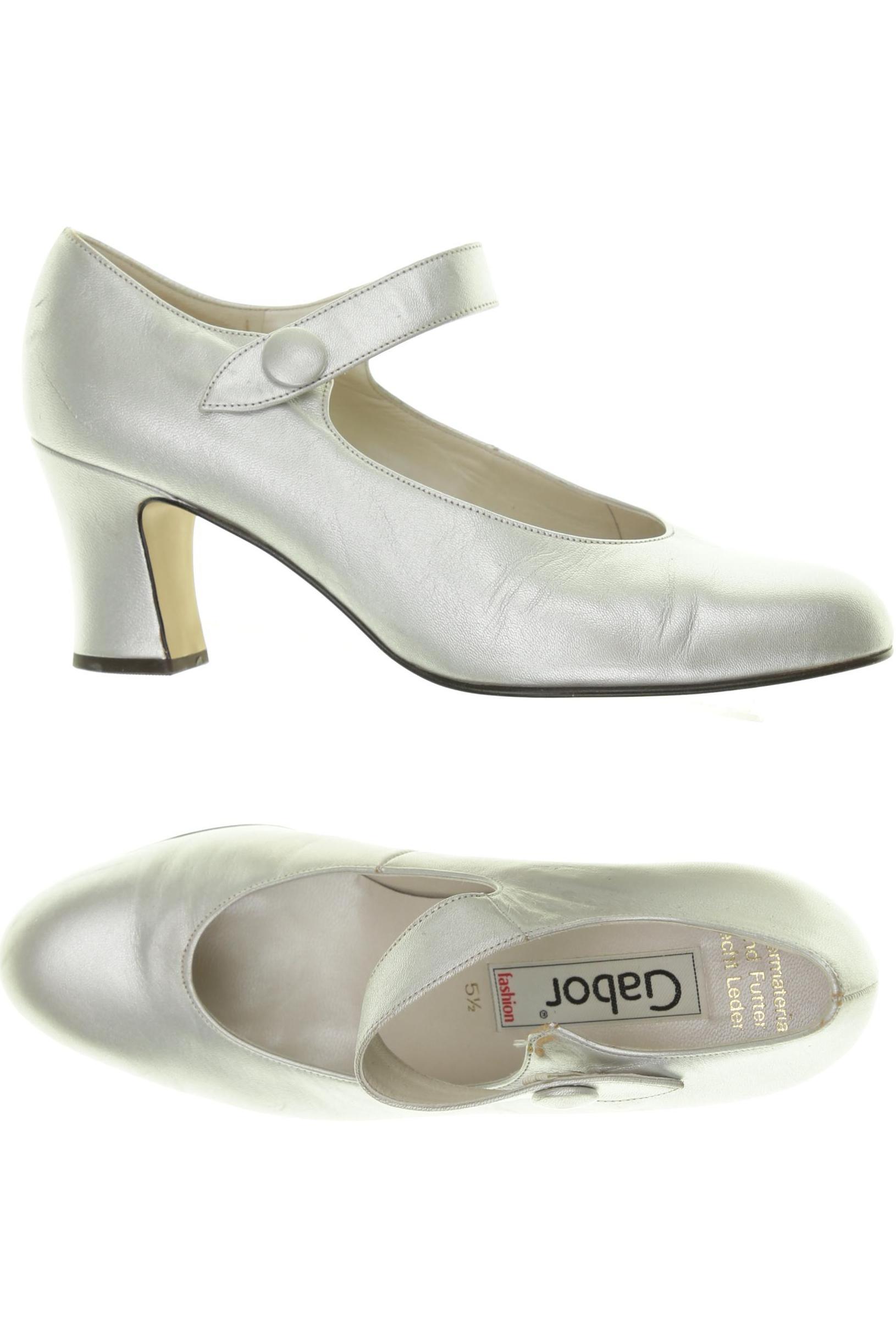 

Gabor Damen Pumps, silber, Gr. 5.5