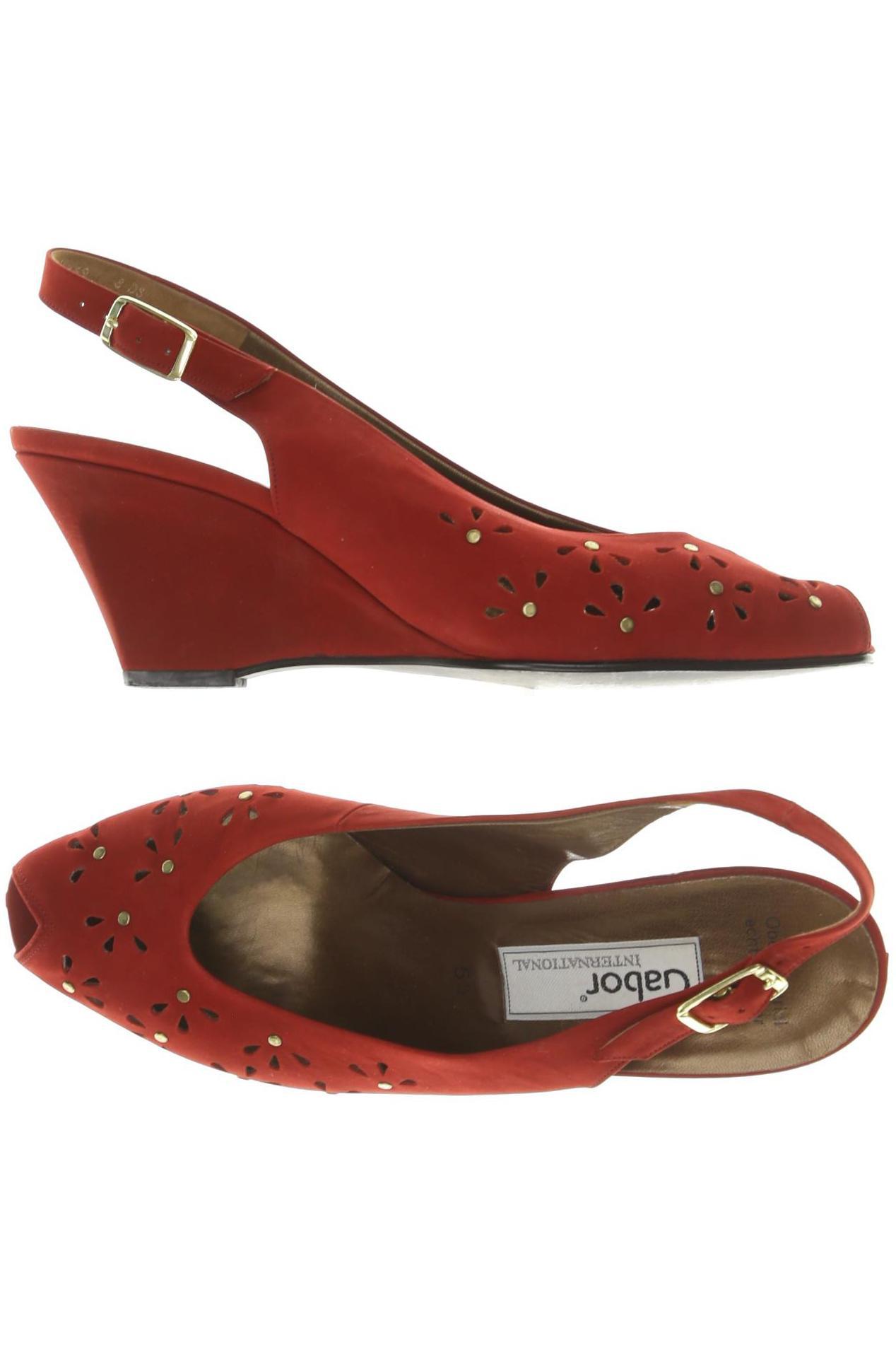 

Gabor Damen Sandale, rot, Gr. 5.5